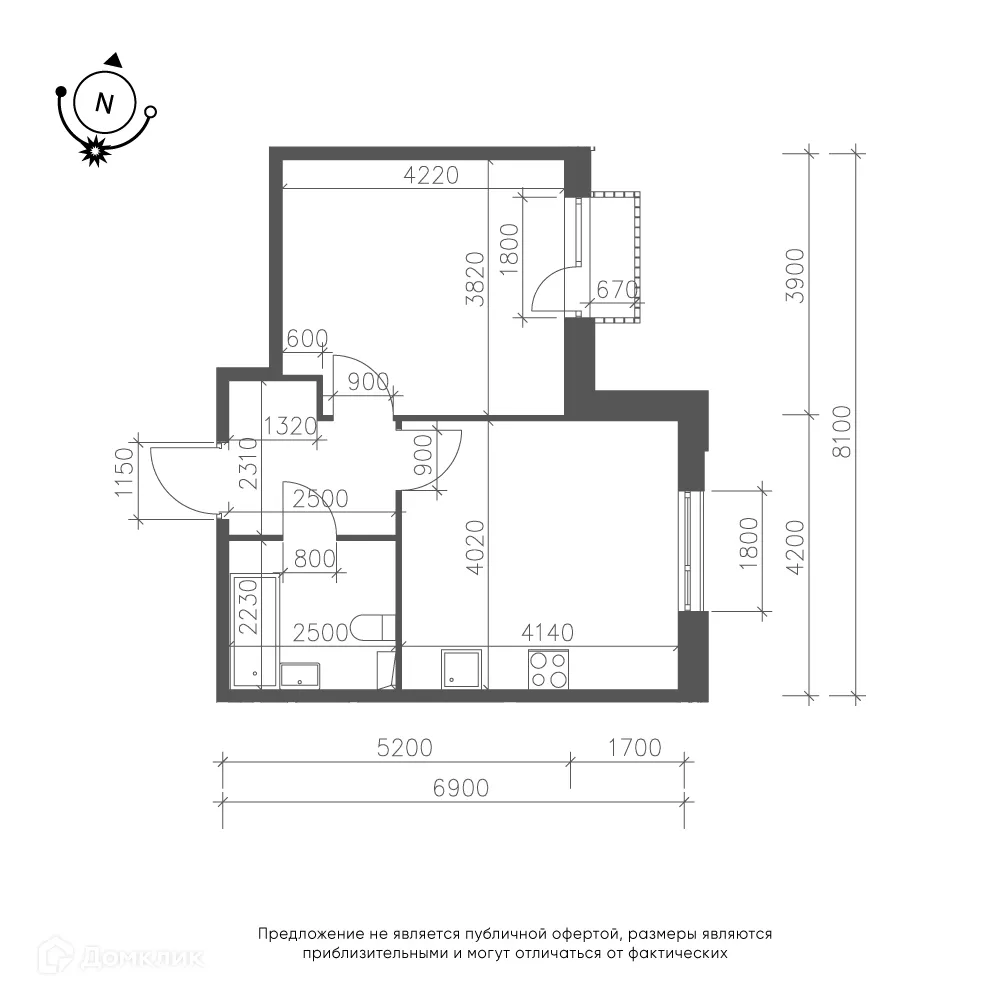 Фото квартиры в ЖК Зеленая река