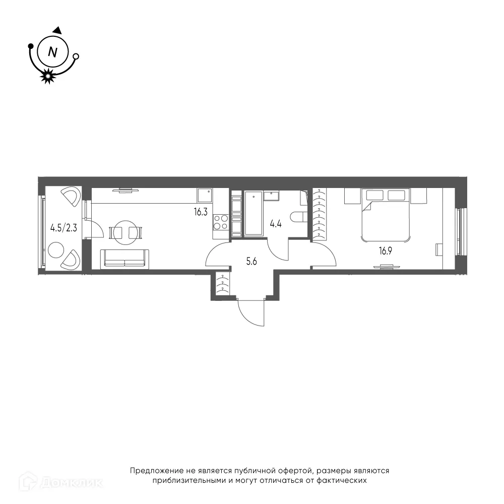 Фото квартиры в ЖК Зеленая река