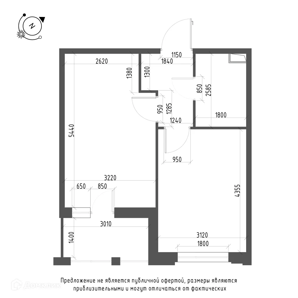 Фото квартиры в ЖК Зеленая река