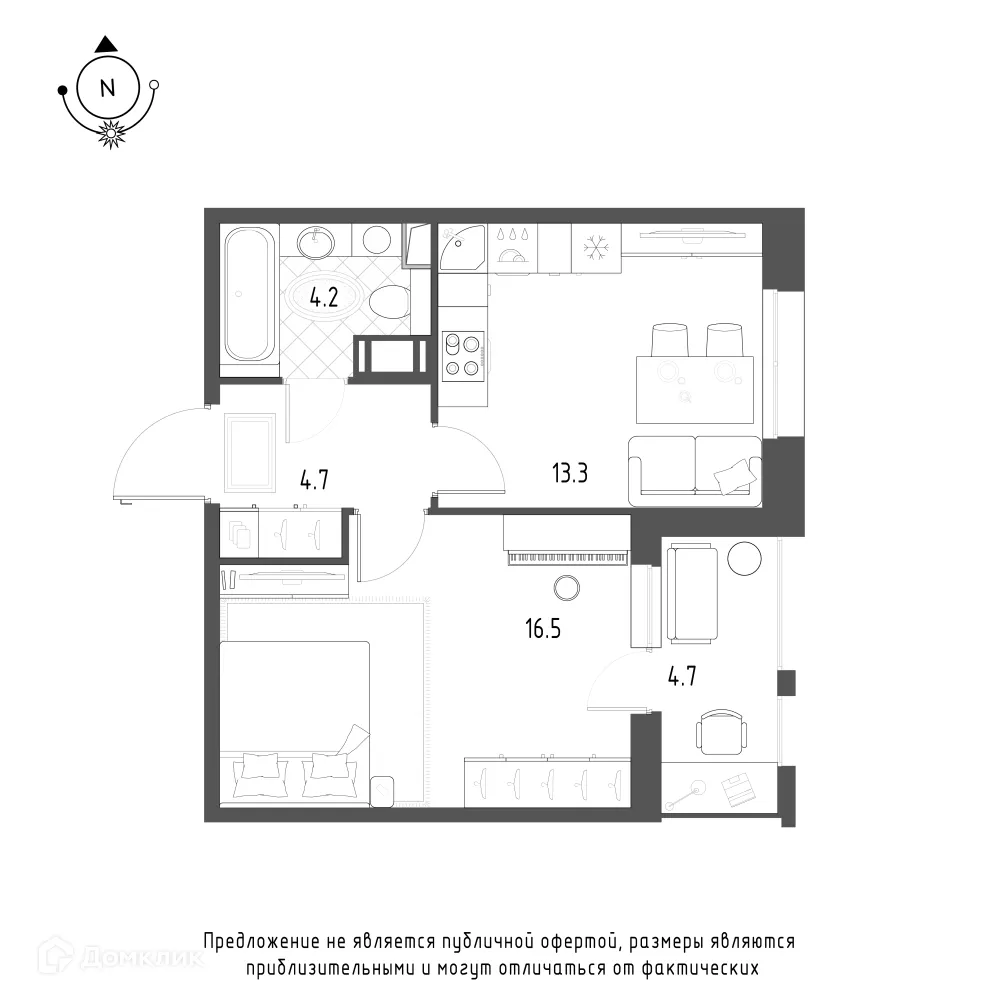 Фото квартиры в ЖК Зеленая река