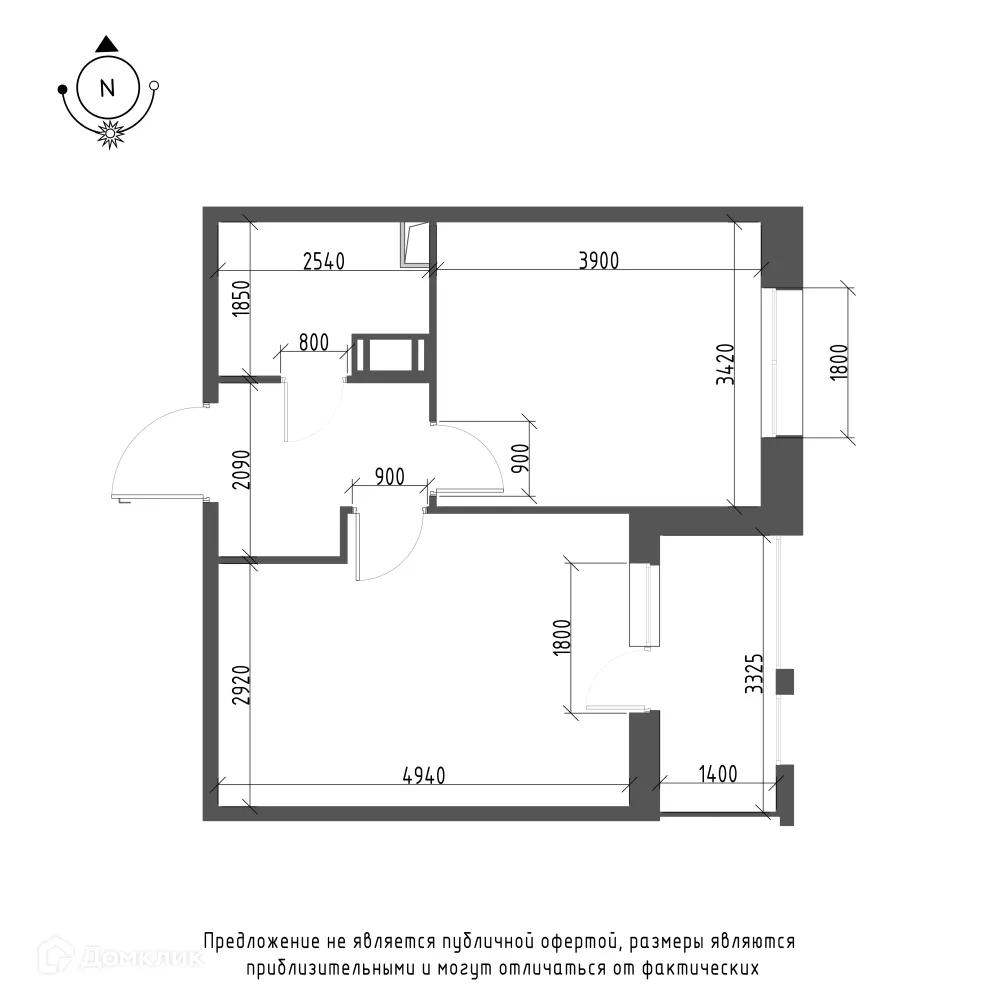 Фото квартиры в ЖК Зеленая река