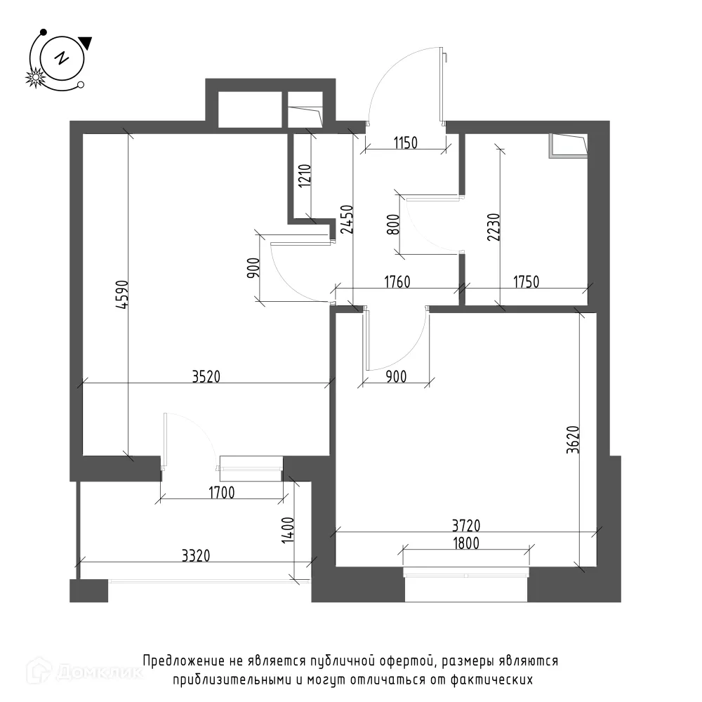 Фото квартиры в ЖК Зеленая река