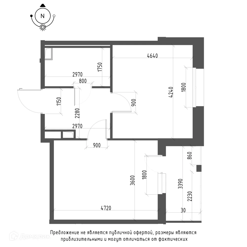 Фото квартиры в ЖК Зеленая река