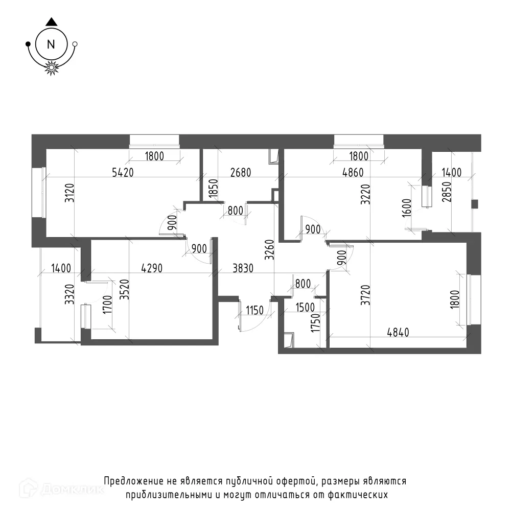 Фото квартиры в ЖК Зеленая река
