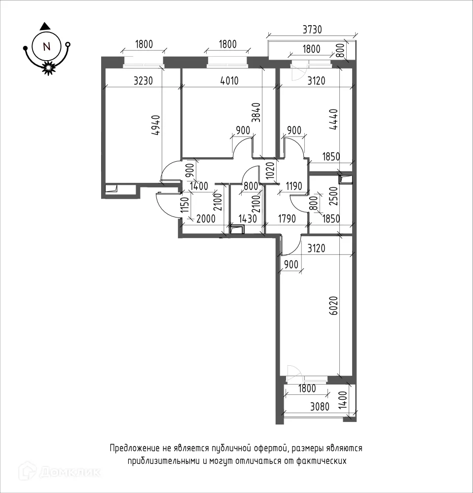 Фото квартиры в ЖК Зеленая река