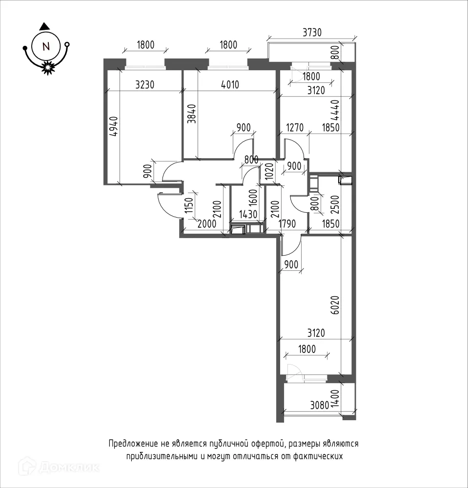Фото квартиры в ЖК Зеленая река