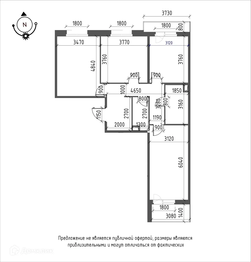 Фото квартиры в ЖК Зеленая река