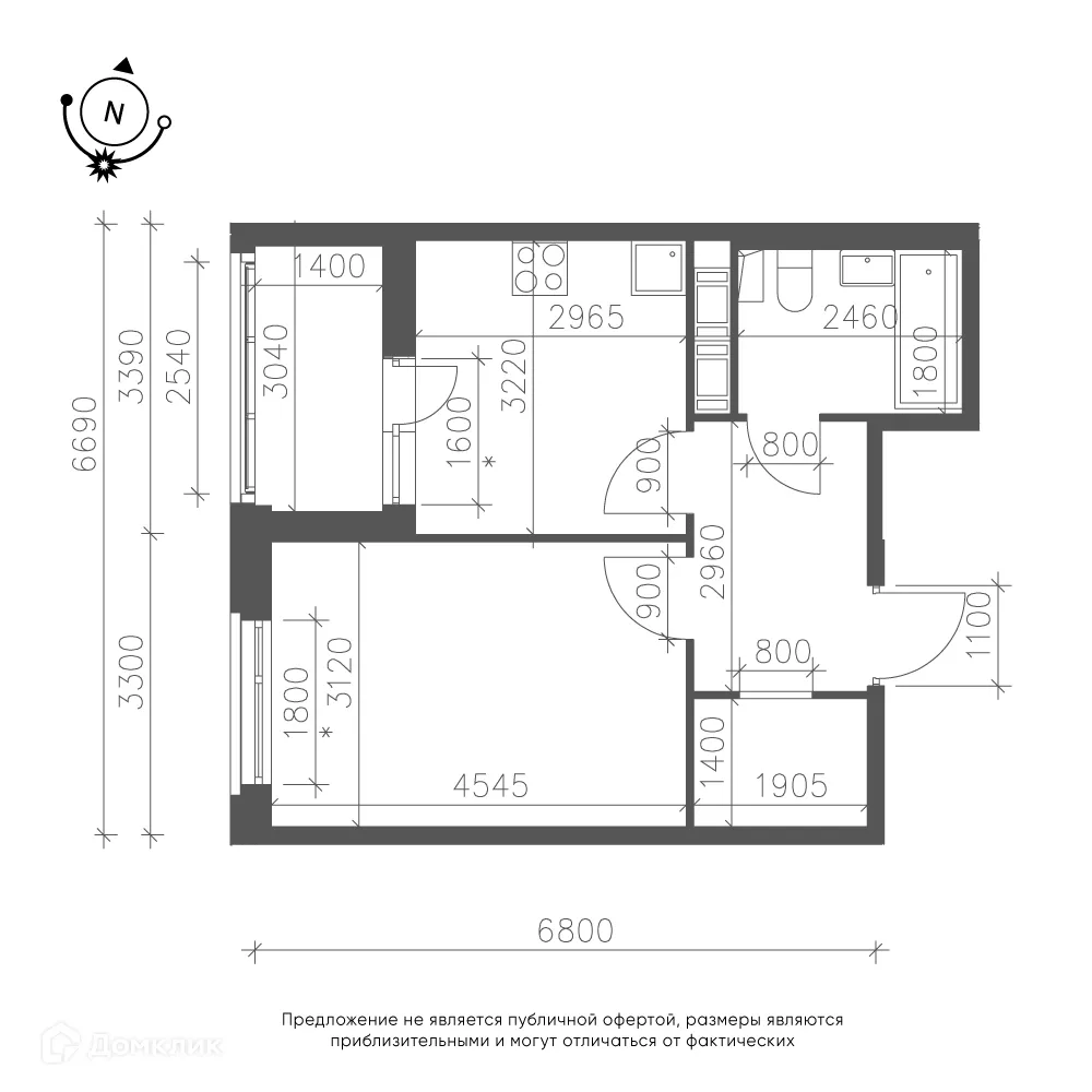 Фото квартиры в ЖК Зеленая река
