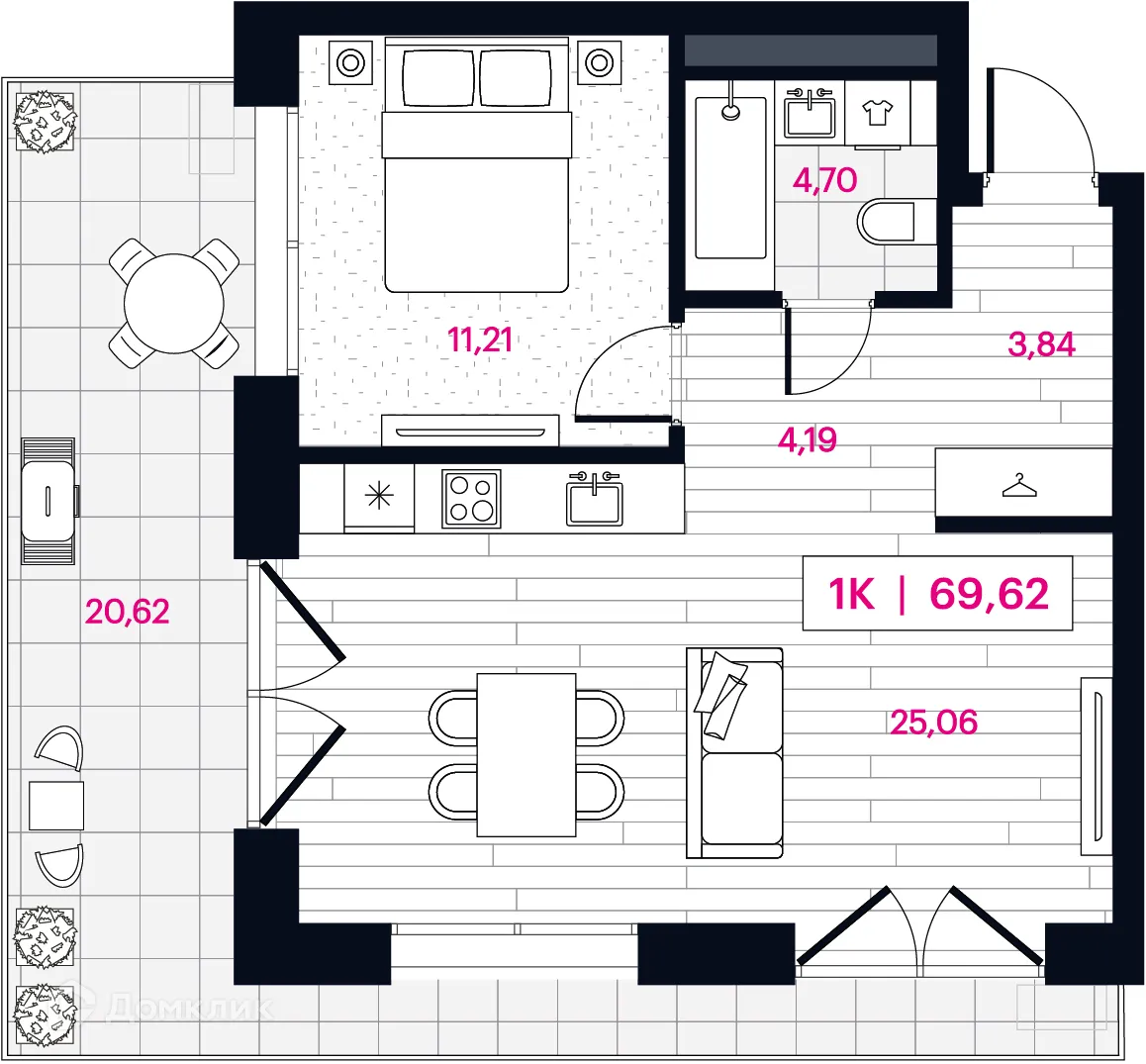 Фото квартиры в ЖК Пушкина 77