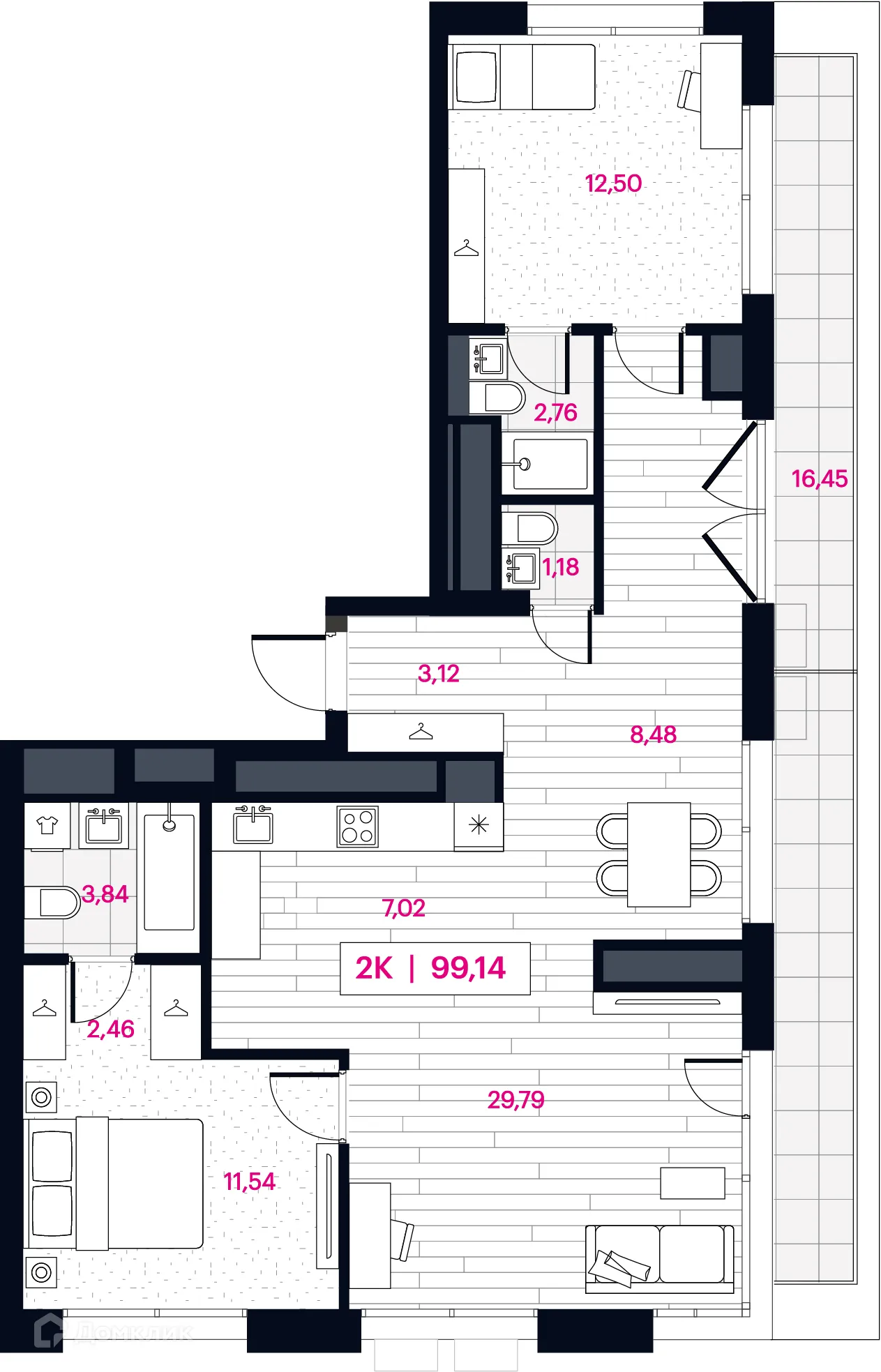 Фото квартиры в ЖК Пушкина 77