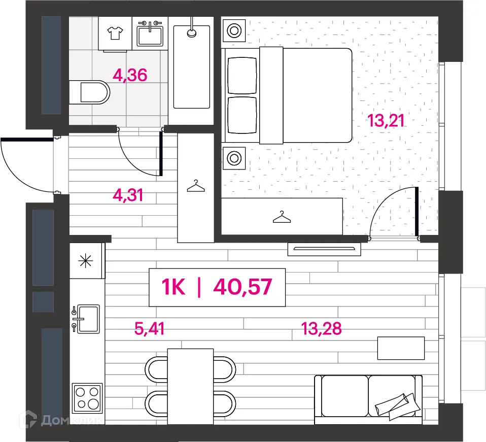 Фото квартиры в ЖК Пушкина 77