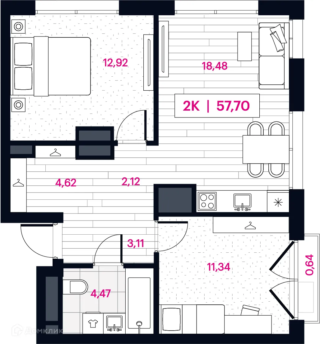 Фото квартиры в ЖК Пушкина 77