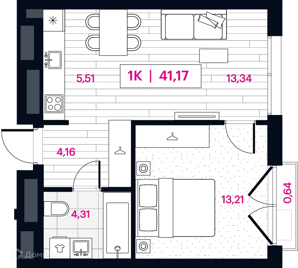 Фото квартиры в ЖК Пушкина 77