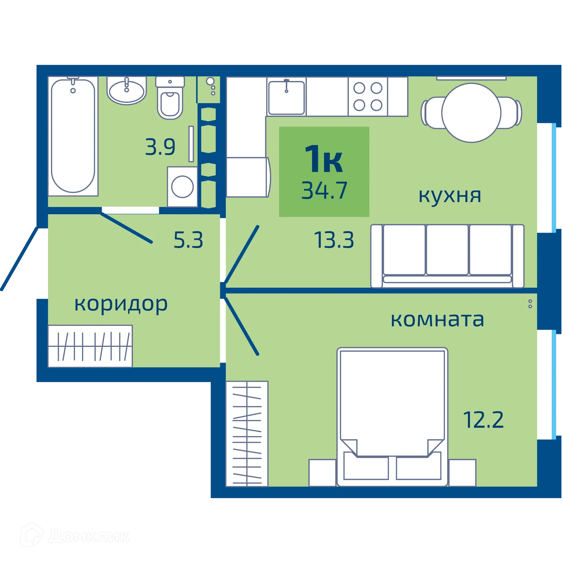 Фото квартиры в ЖК Патриот
