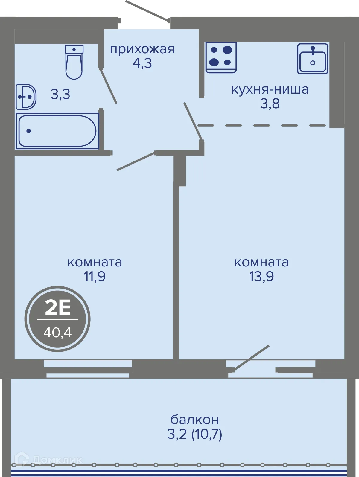 Фото квартиры в ЖК МИР