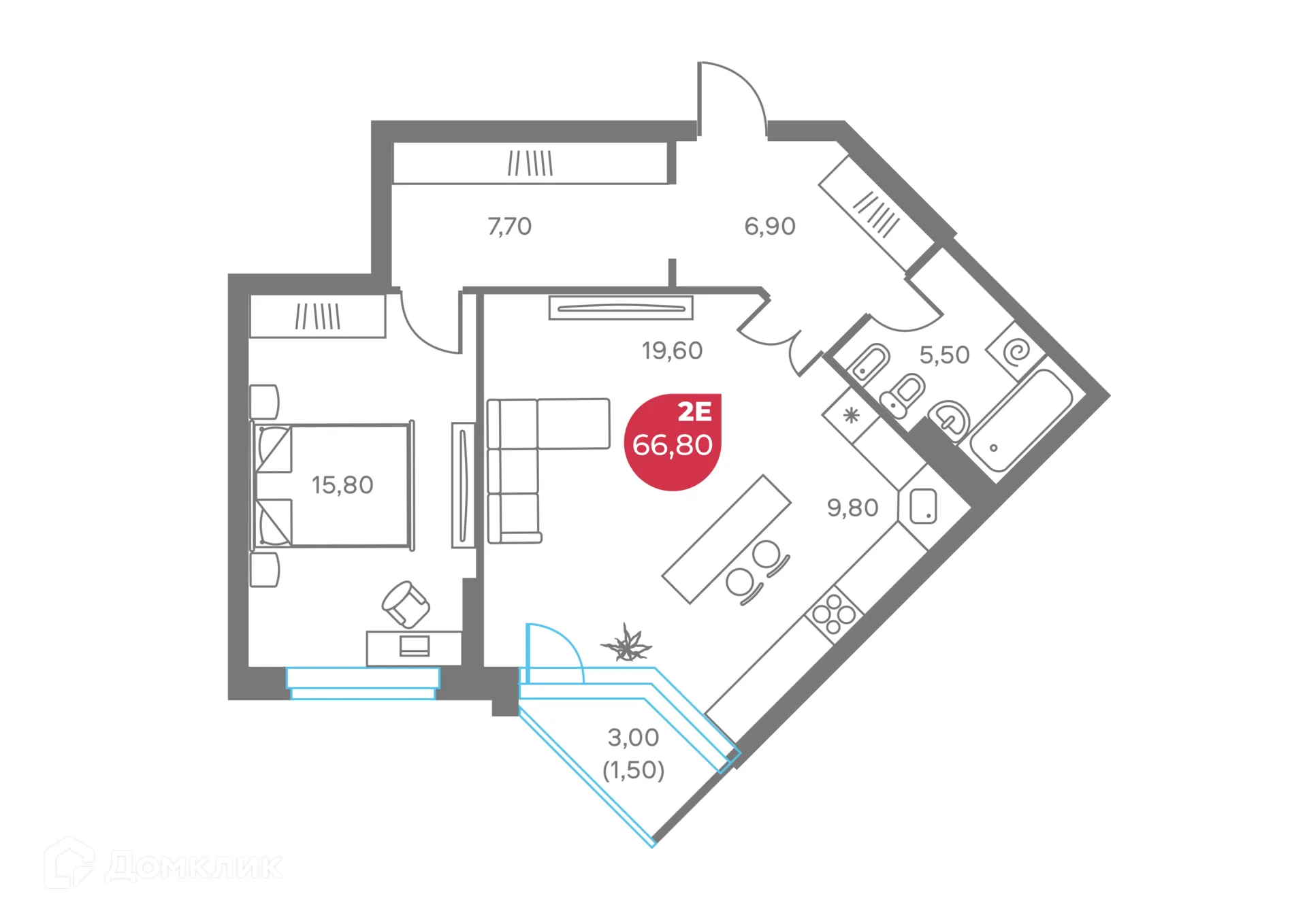 Фото квартиры в ЖК КАМА