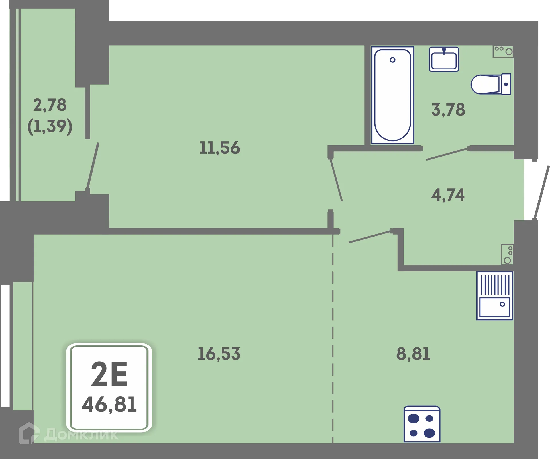Фото квартиры в ЖК Романтик