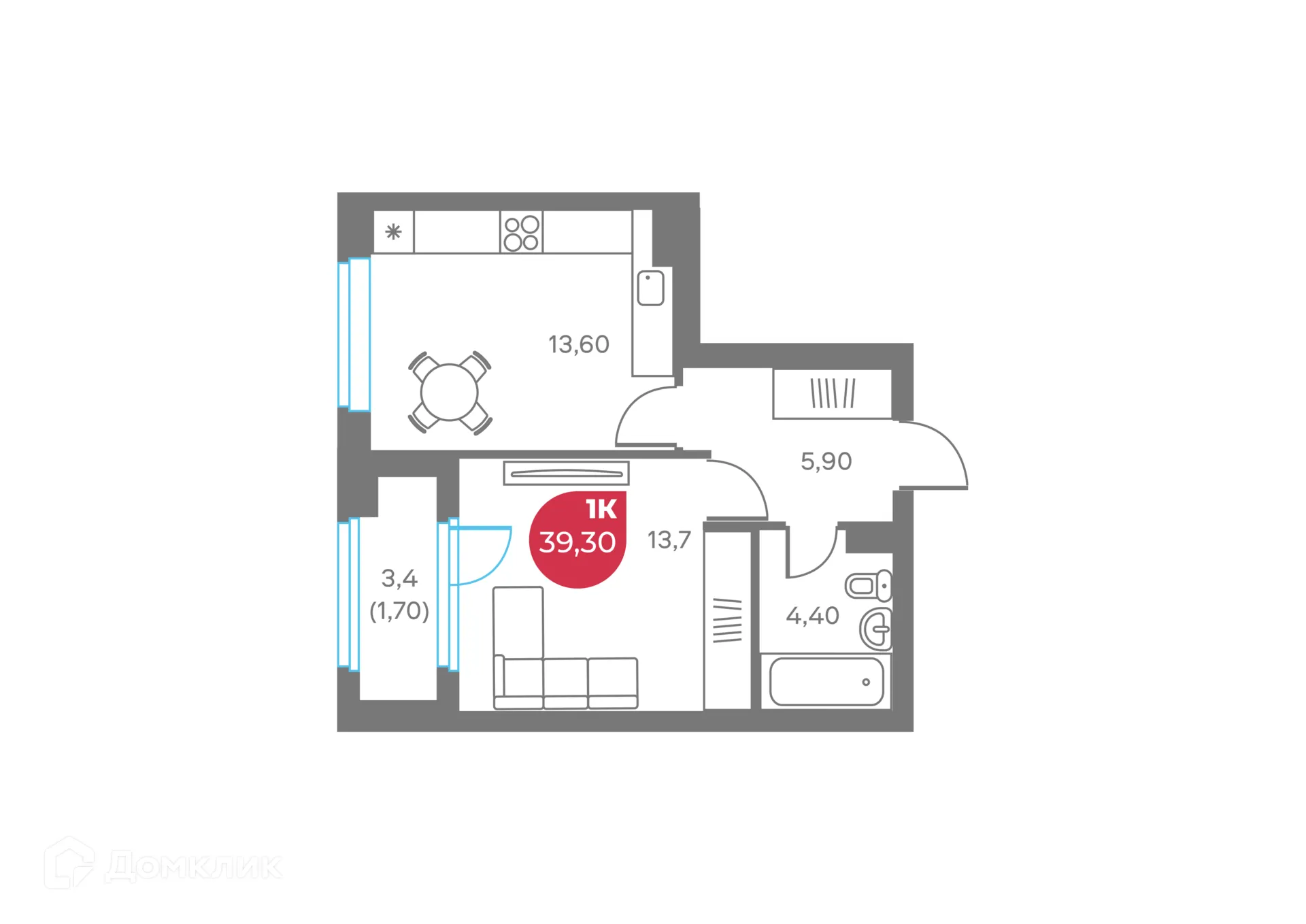 Фото квартиры в ЖК КАМА