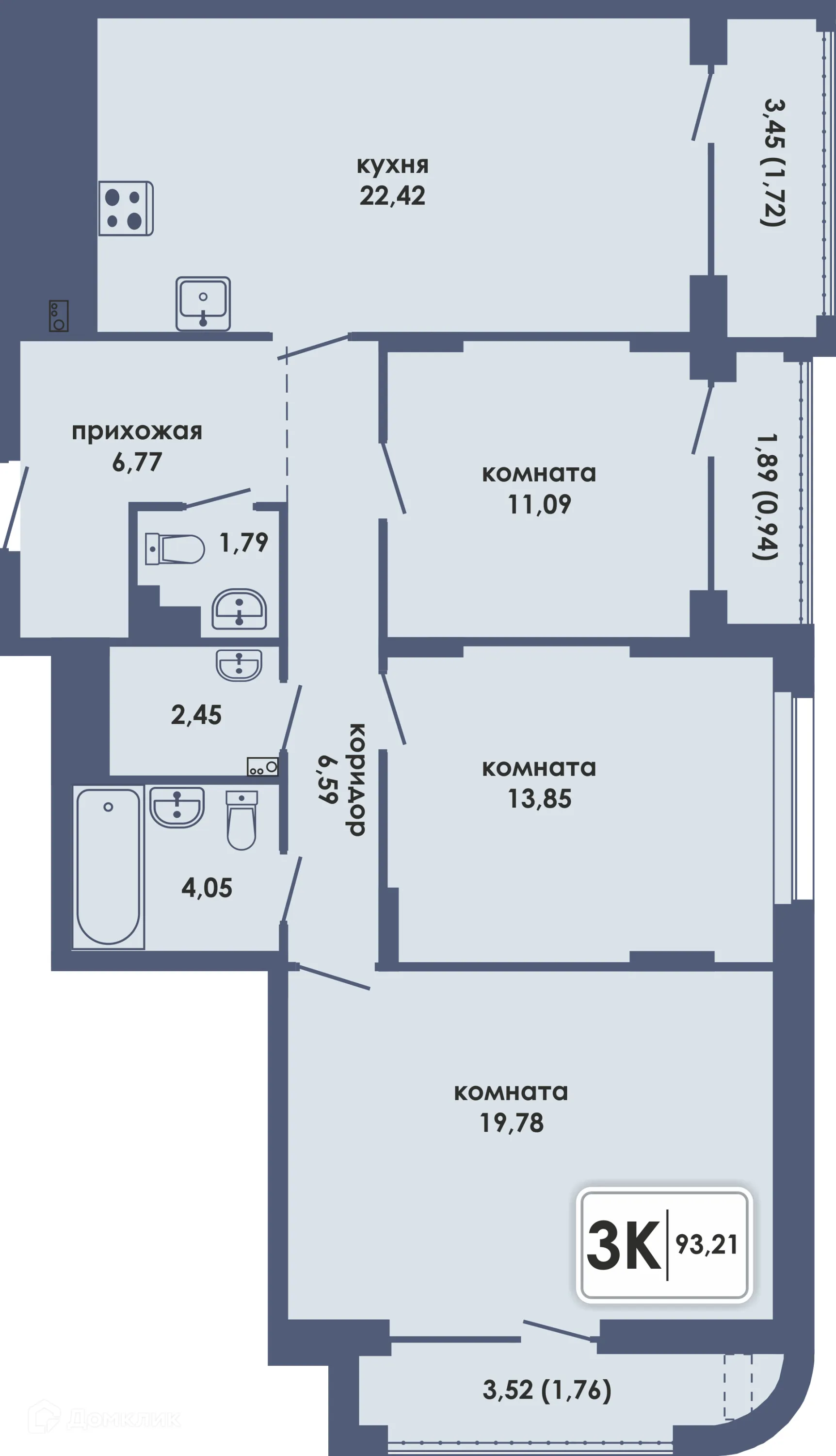 Фото квартиры в ЖК Аксиома