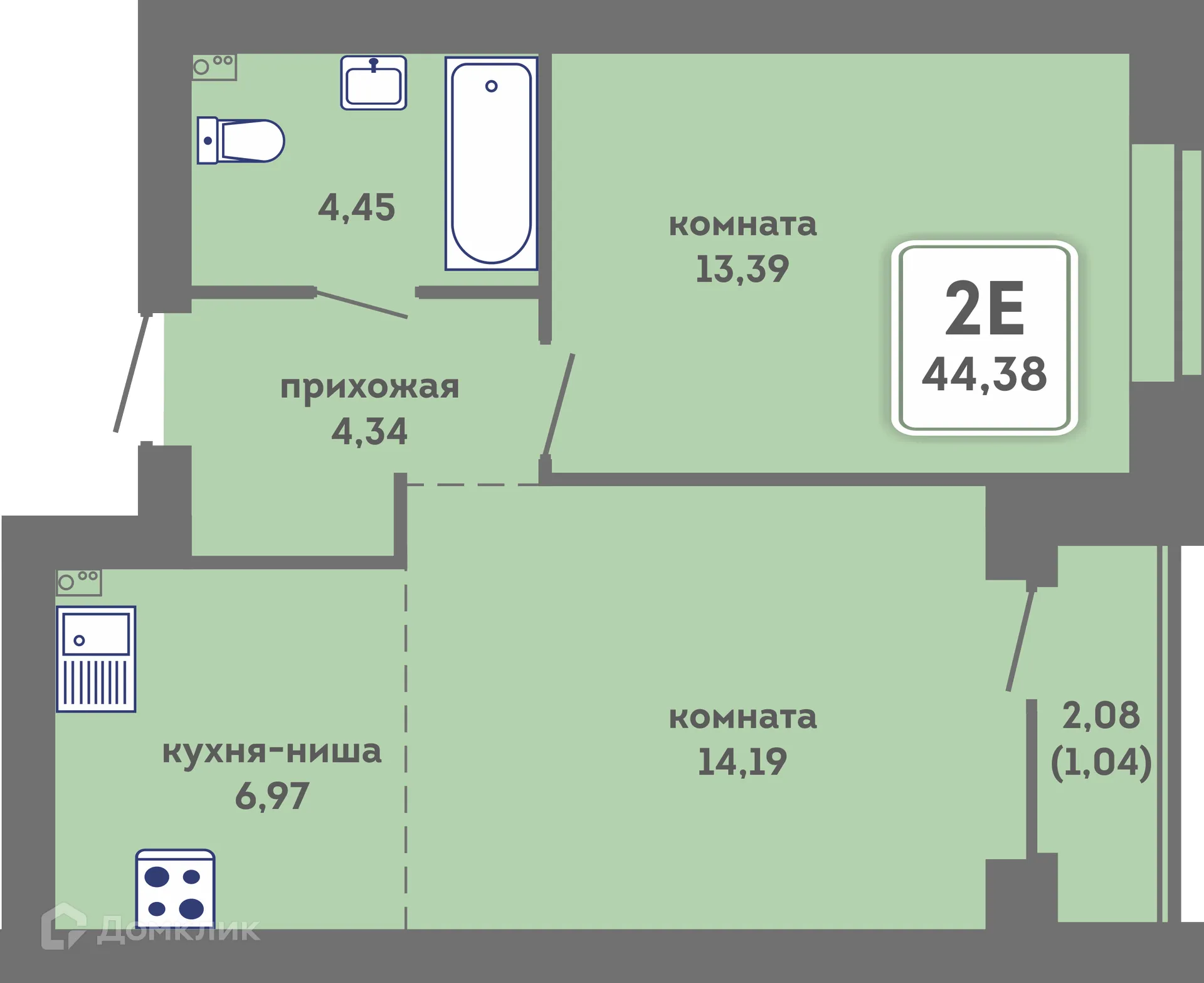 Фото квартиры в ЖК Романтик