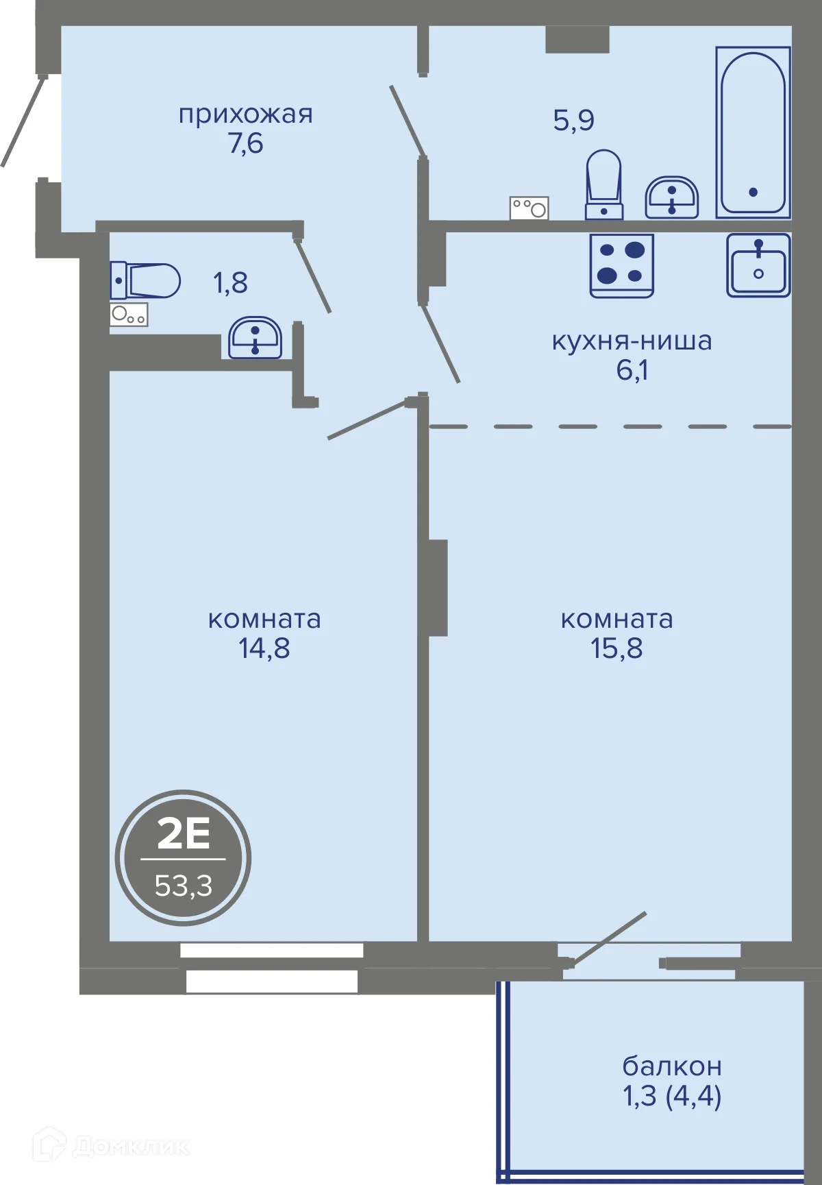 Фото квартиры в ЖК МИР