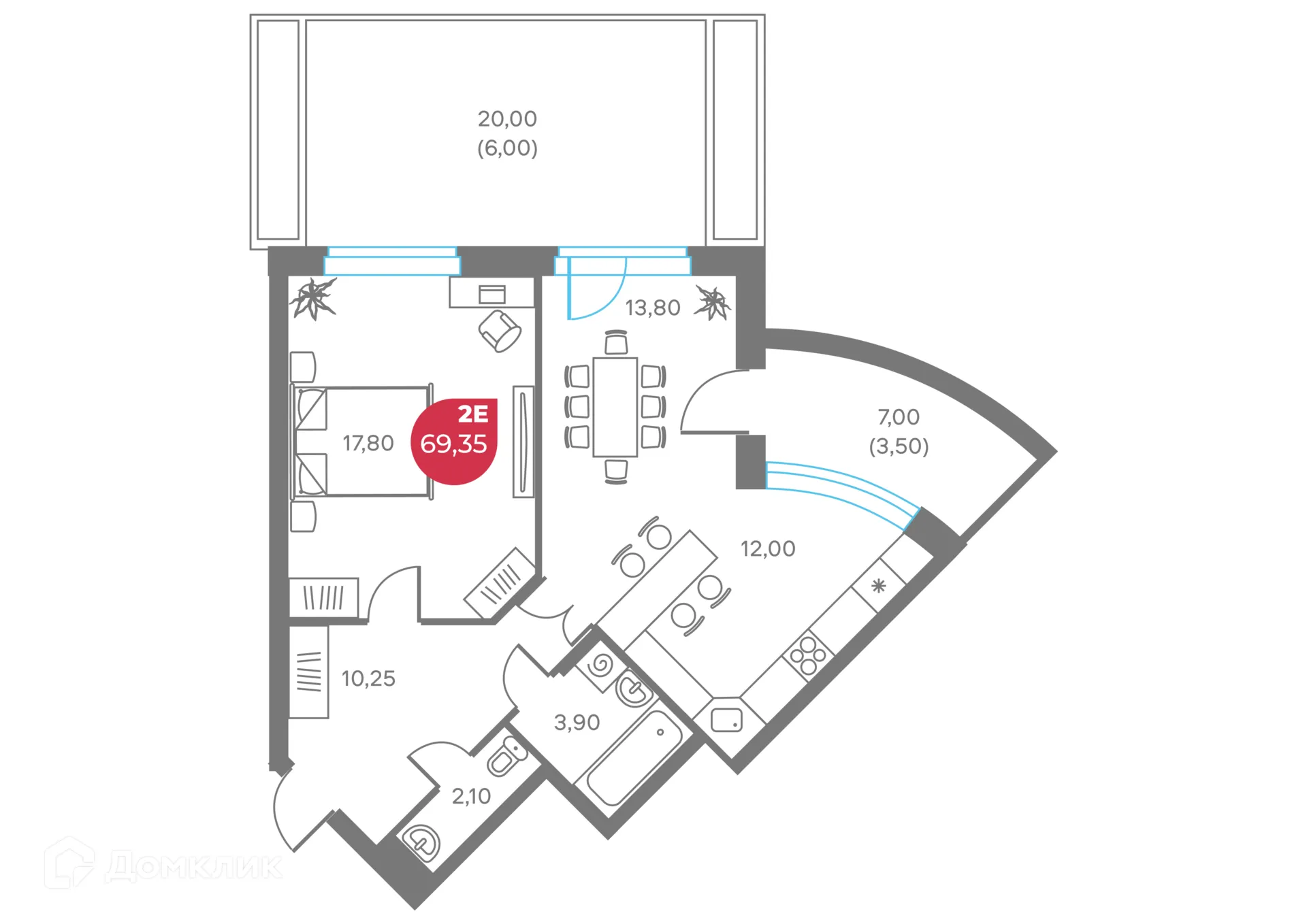 Фото квартиры в ЖК КАМА