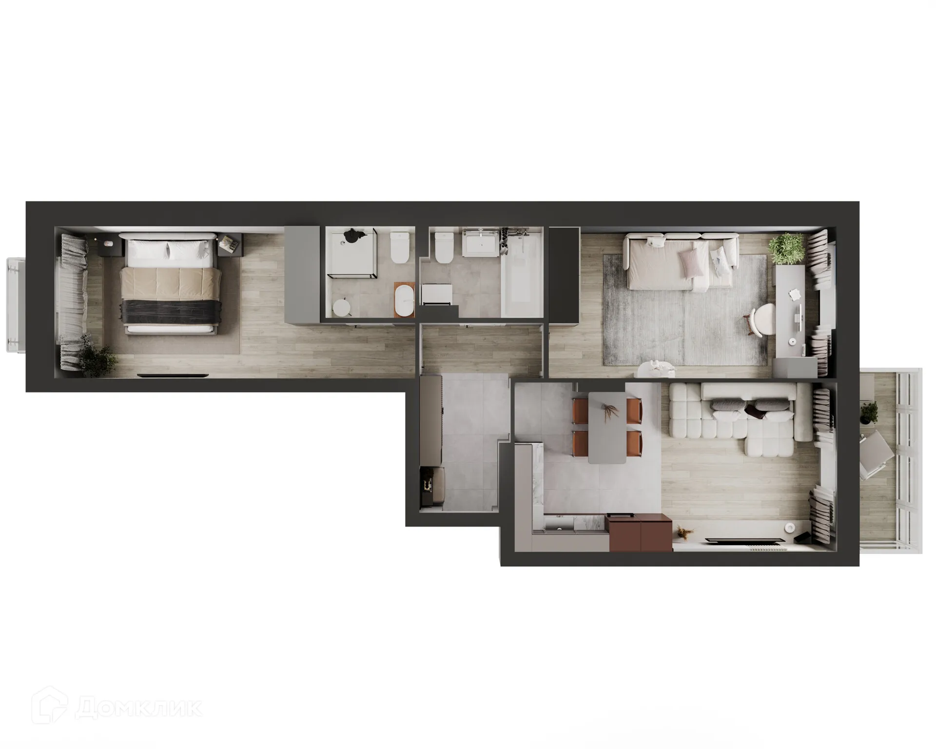 Фото квартиры в ЖК Альфа дом на Ким