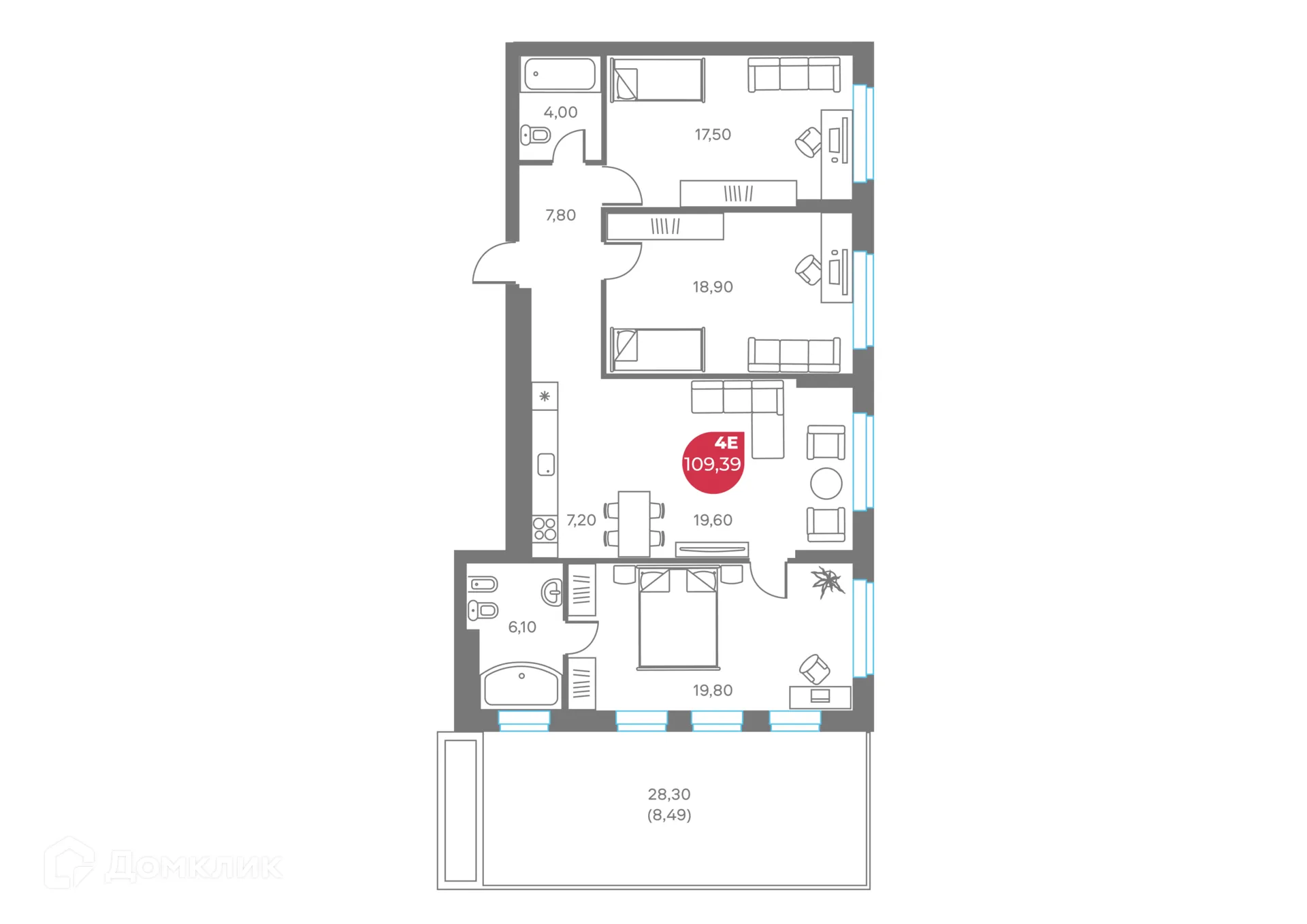 Фото квартиры в ЖК КАМА