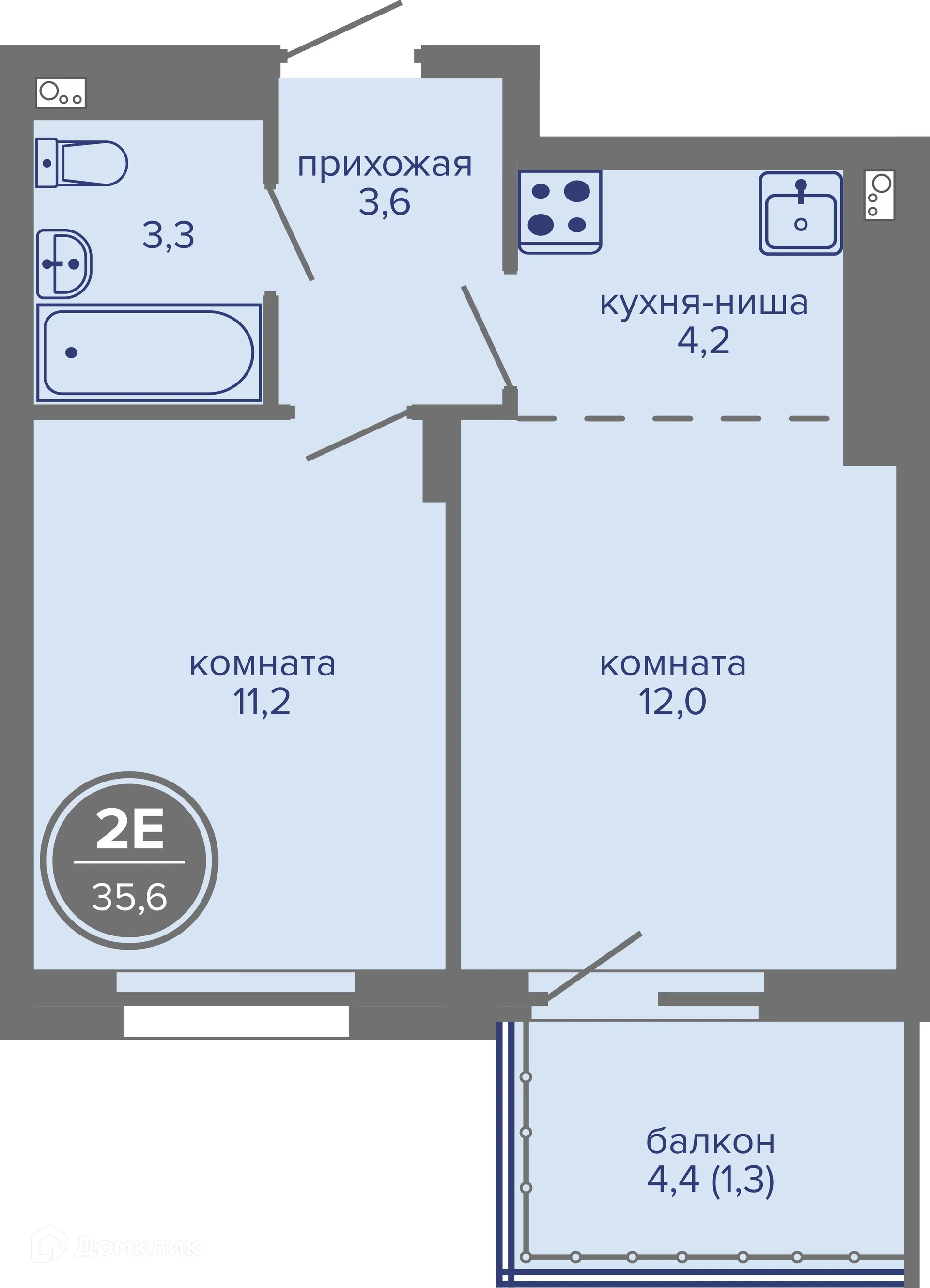 Фото квартиры в ЖК МИР