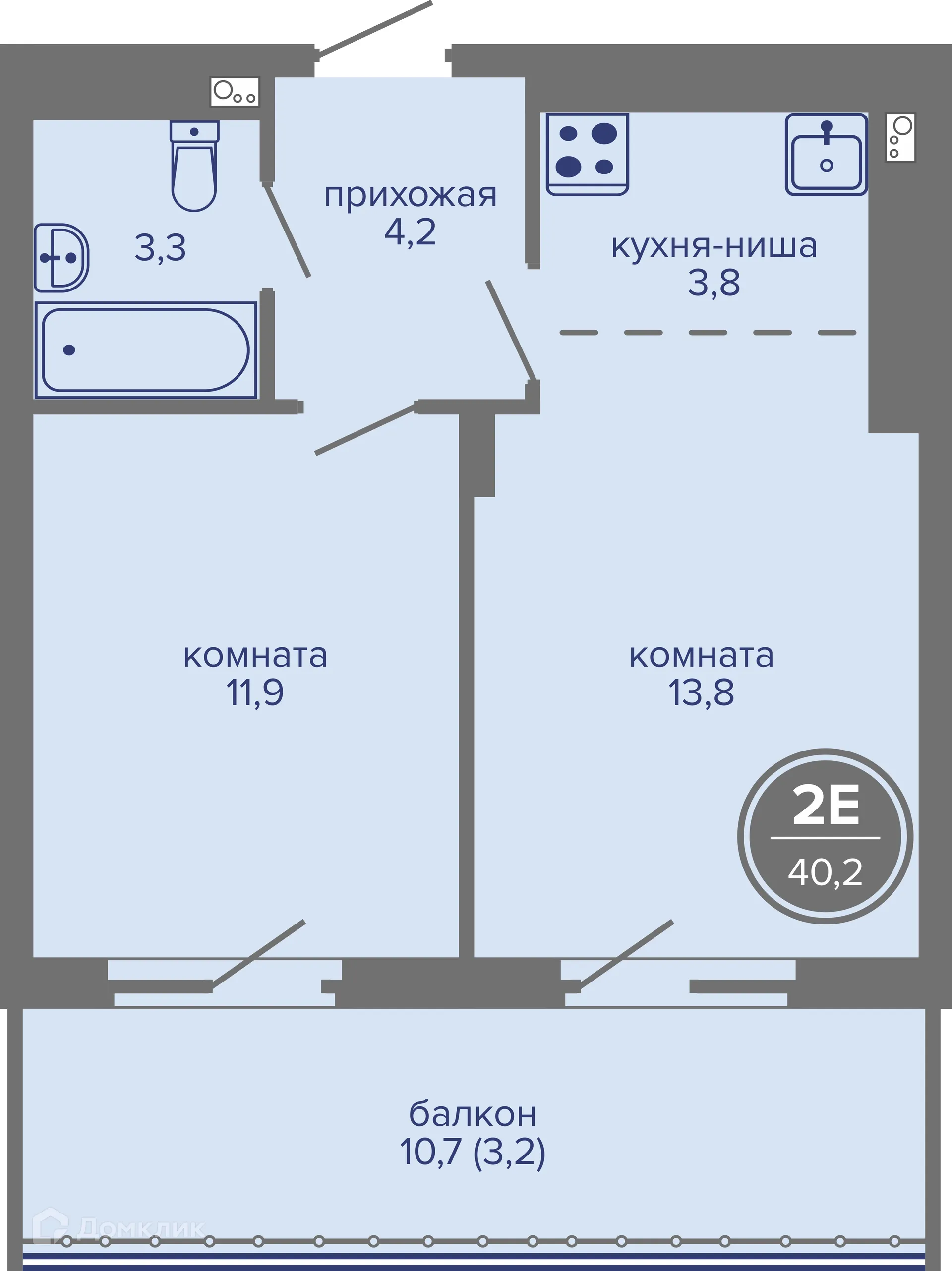 Фото квартиры в ЖК МИР
