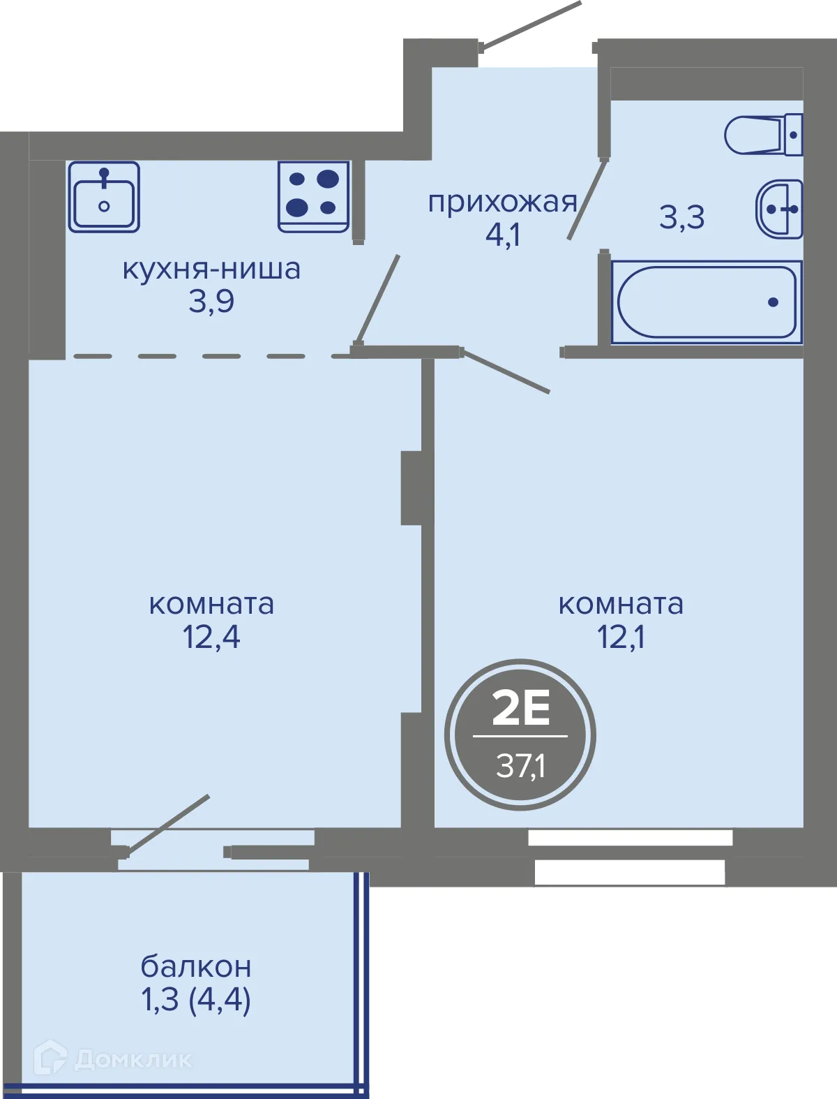 Фото квартиры в ЖК МИР