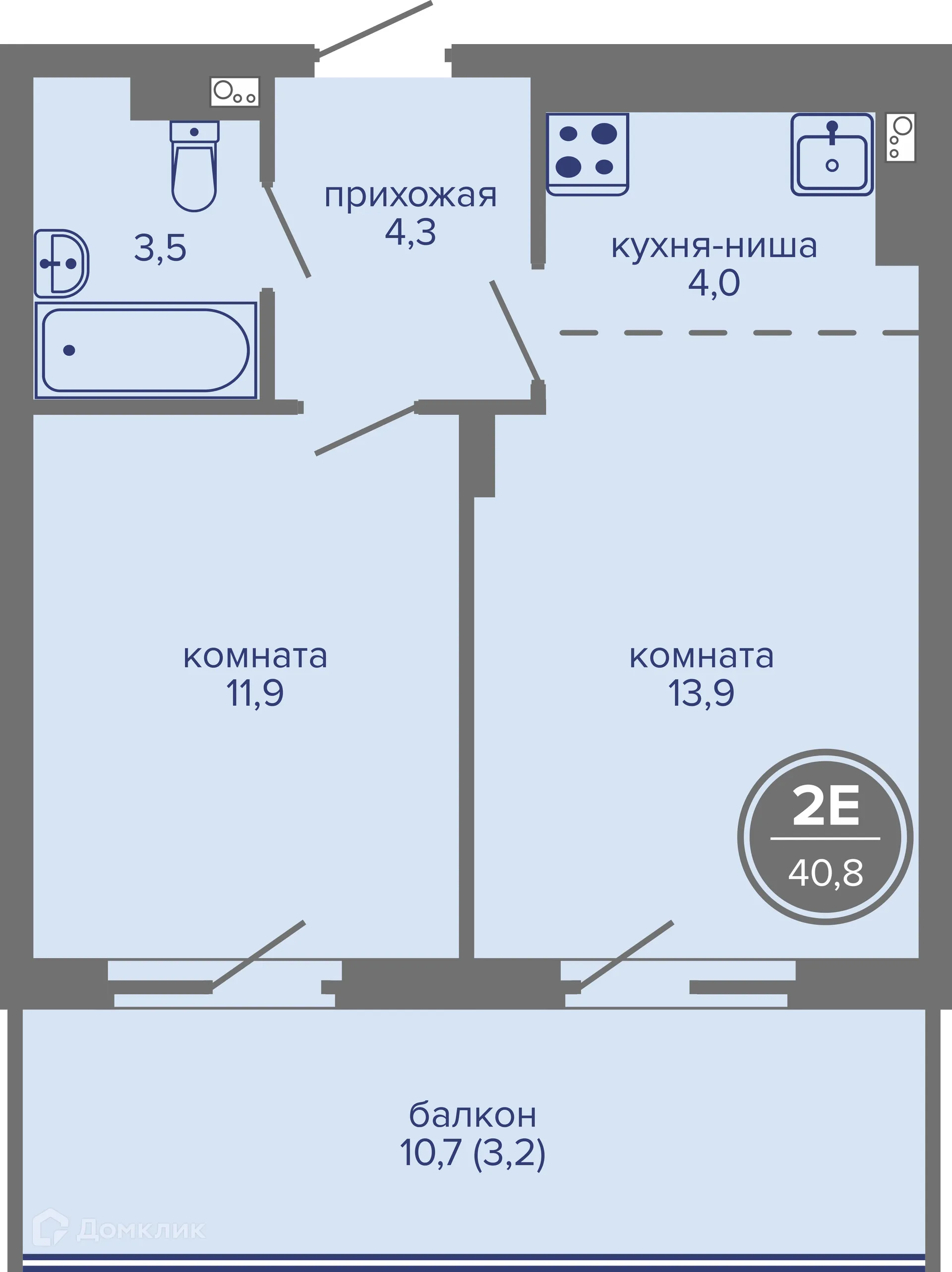 Фото квартиры в ЖК МИР