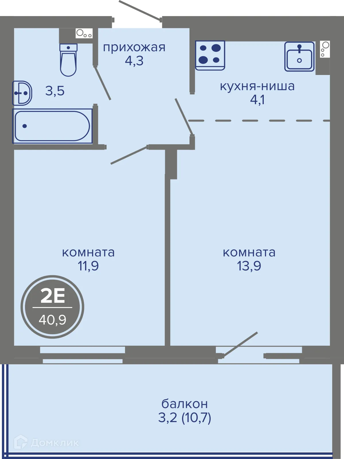 Фото квартиры в ЖК МИР
