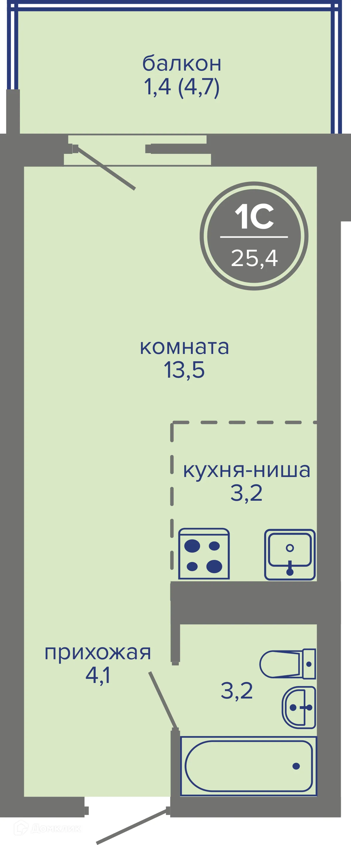 Фото квартиры в ЖК МИР
