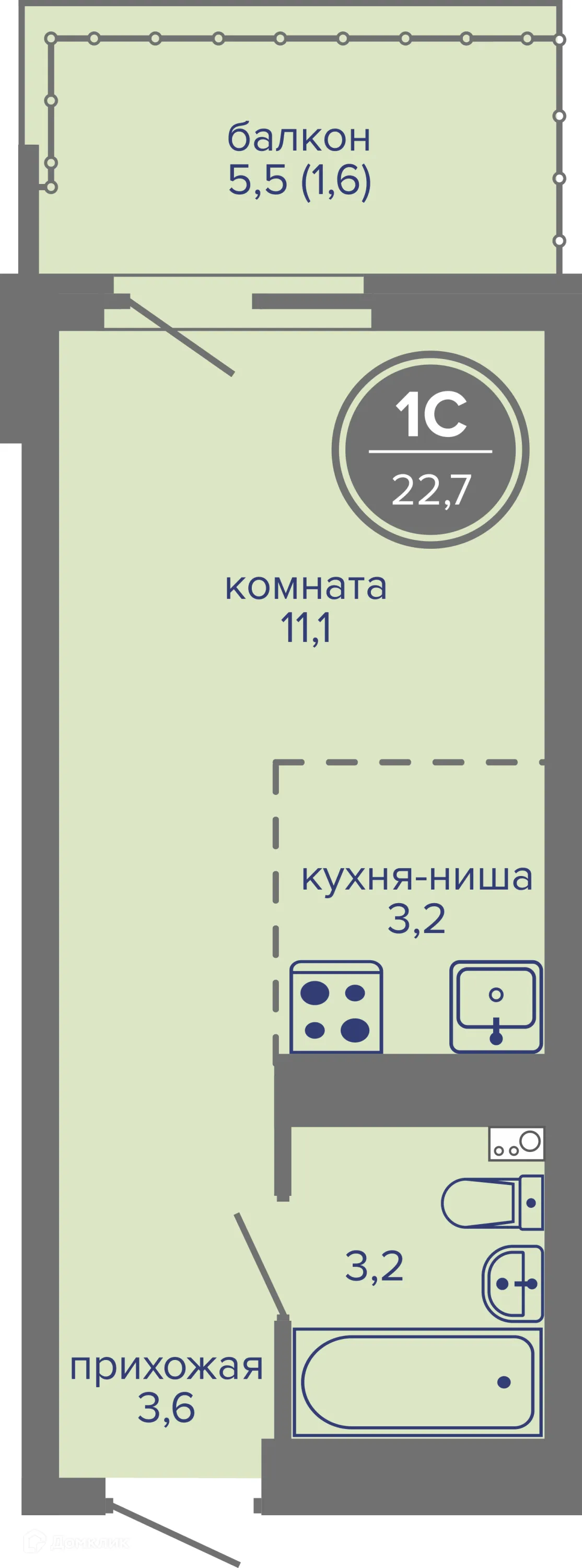 Фото квартиры в ЖК МИР