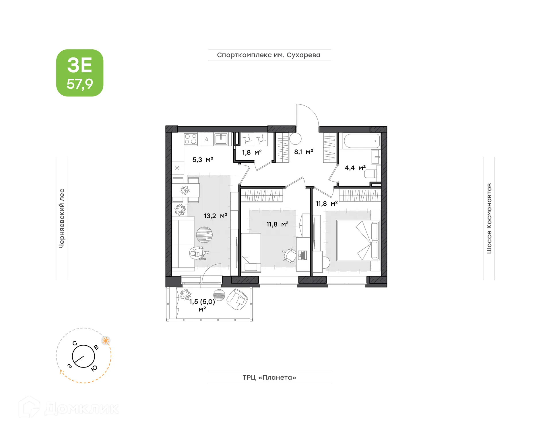 Фото квартиры в ЖК ПАРМА
