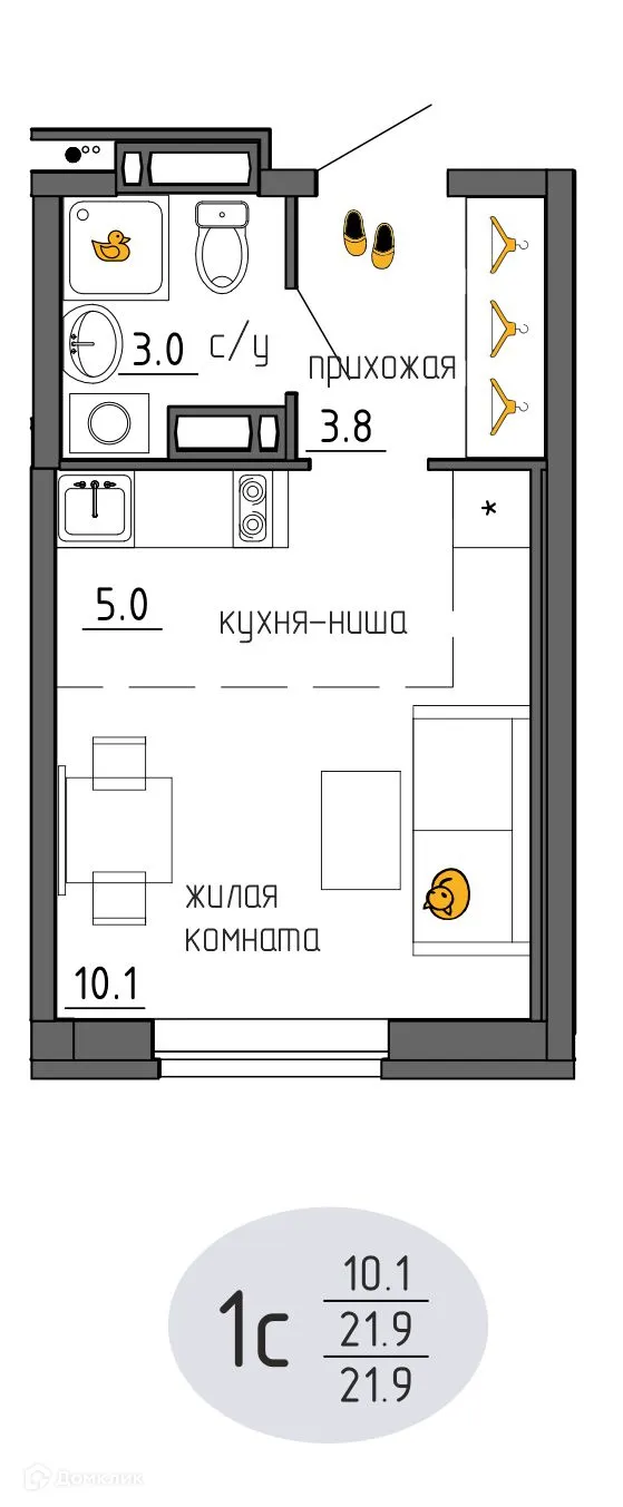 Фото квартиры в ЖК Утро