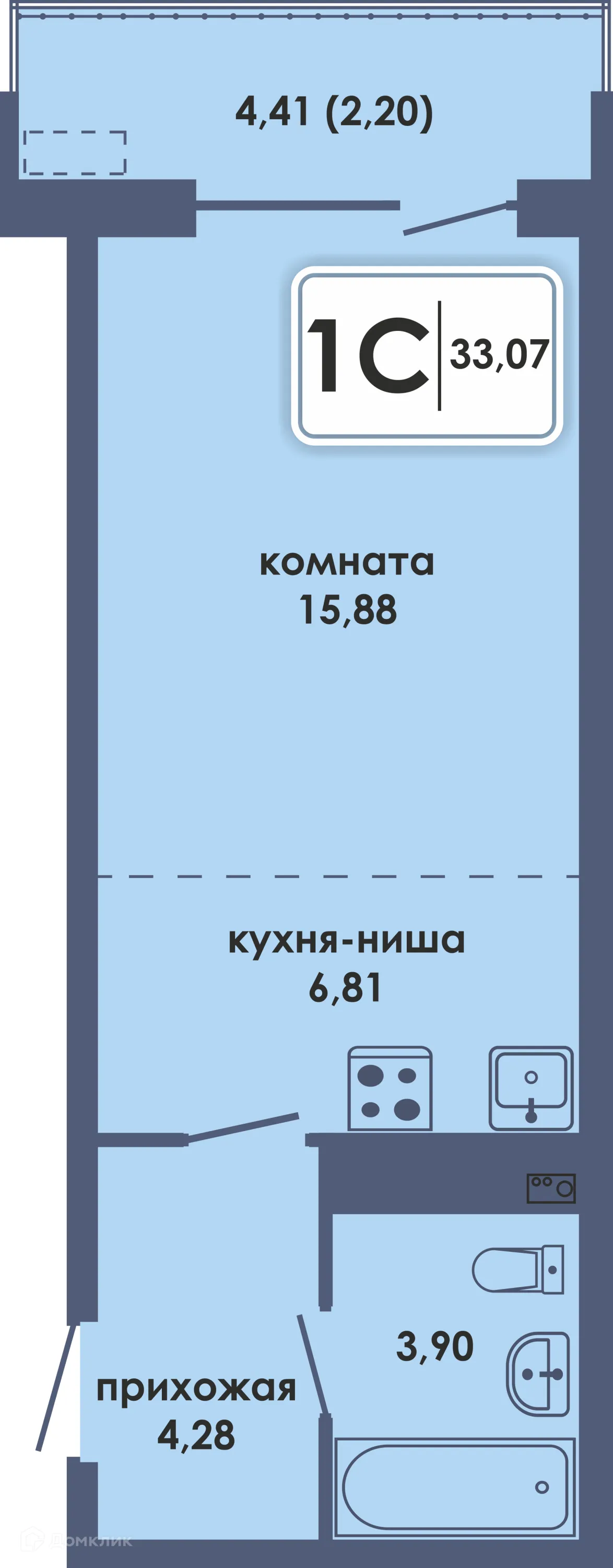 Фото квартиры в ЖК Аксиома
