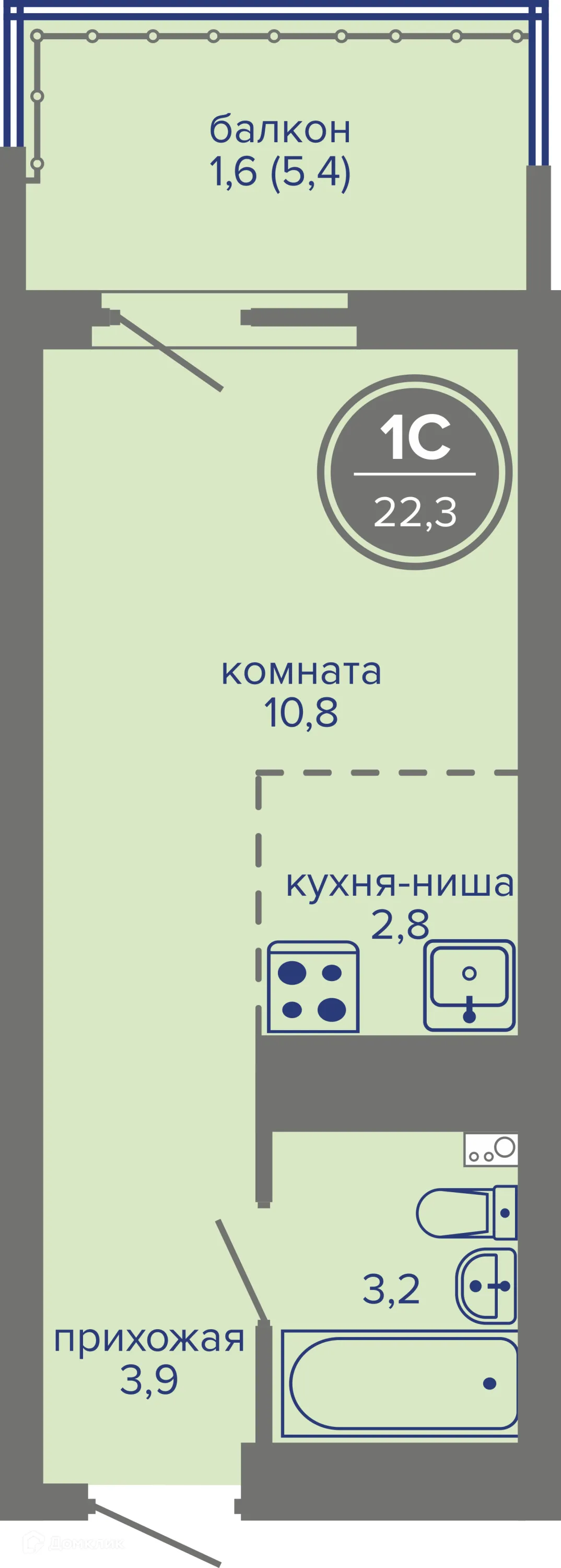 Фото квартиры в ЖК МИР