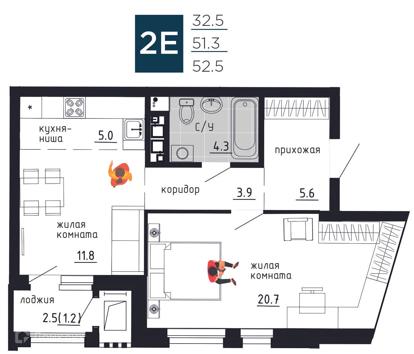 Фото квартиры в ЖК Дом на Советской