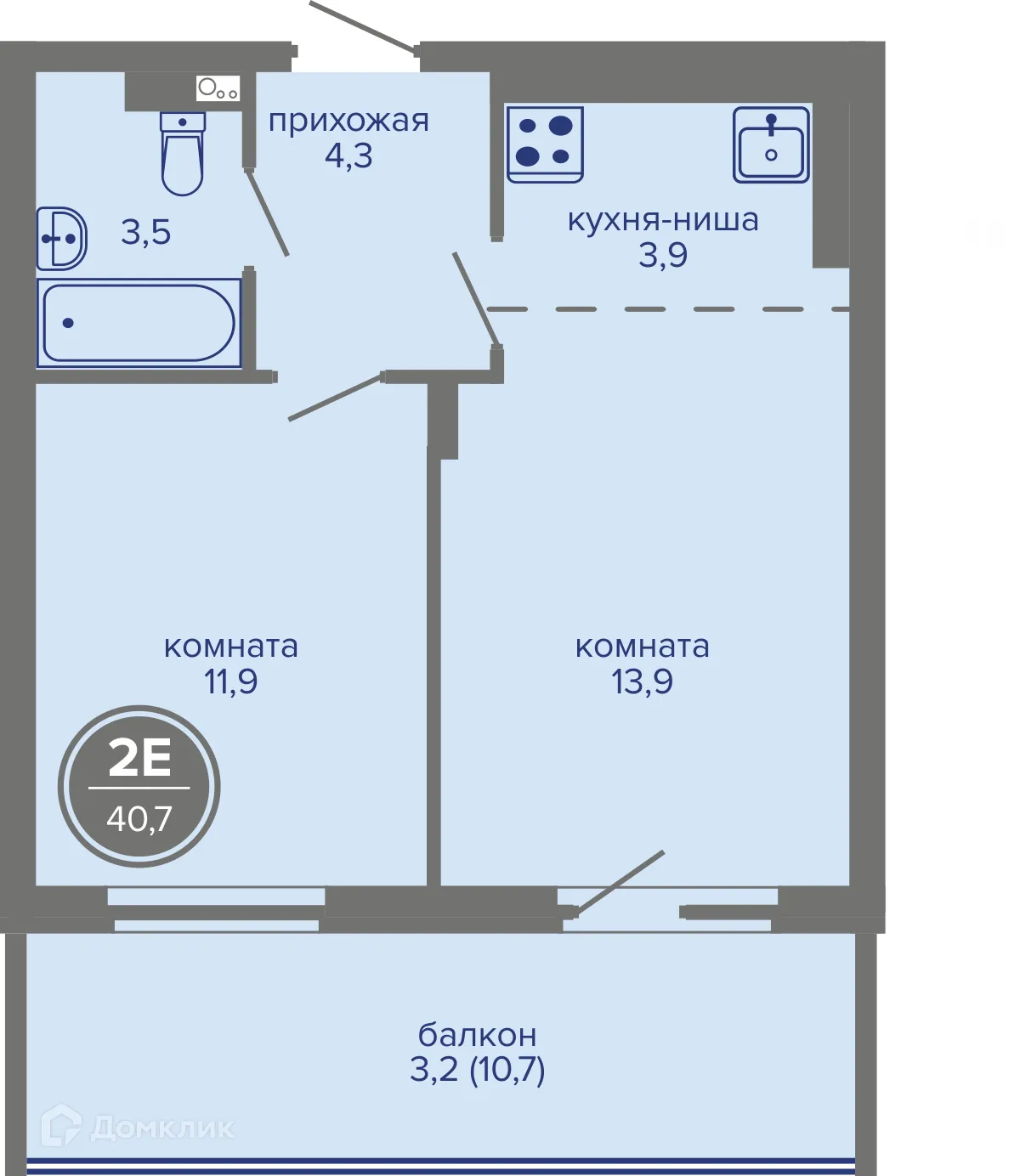 Фото квартиры в ЖК МИР