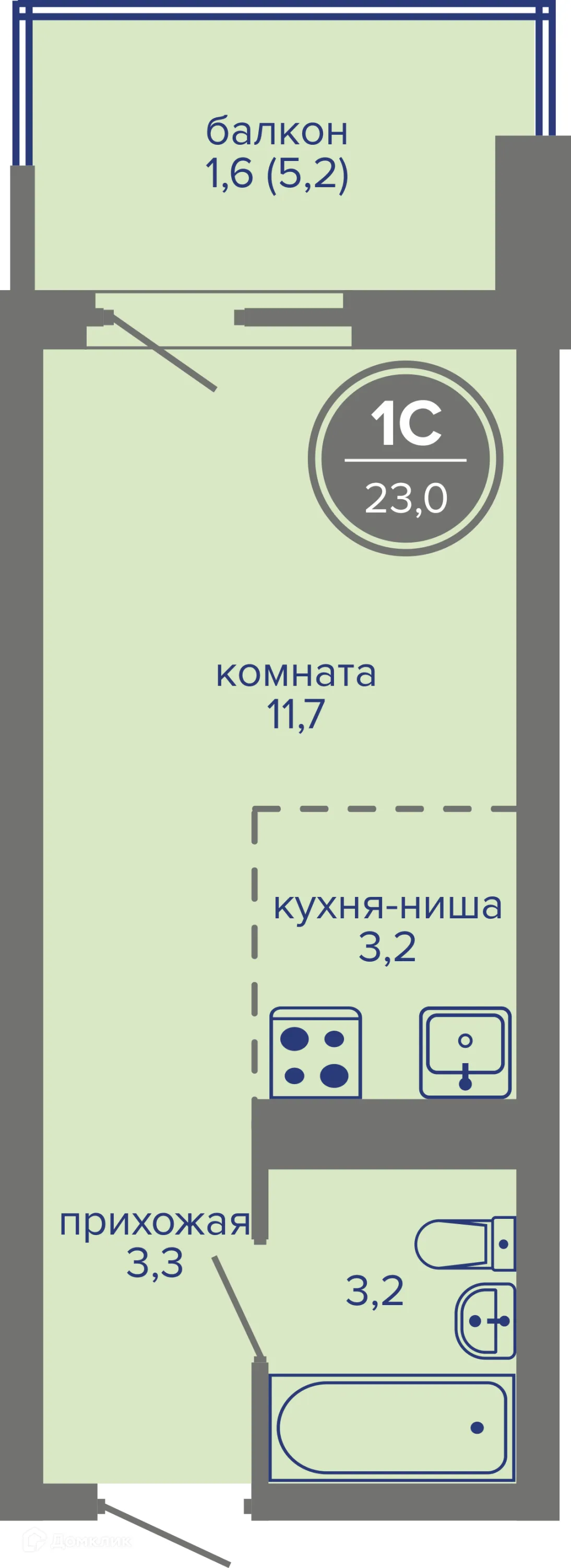 Фото квартиры в ЖК МИР