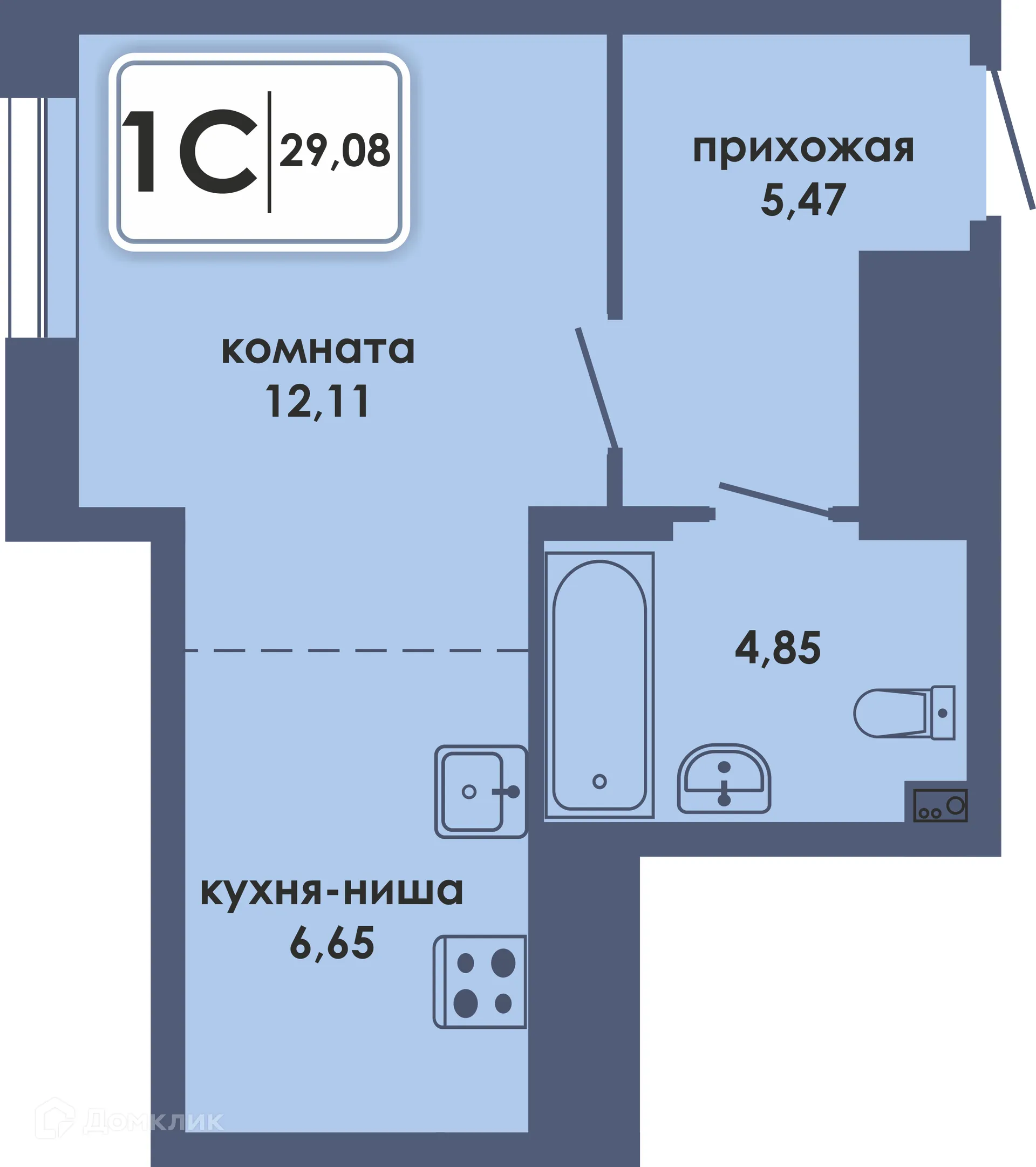 Фото квартиры в ЖК Аксиома