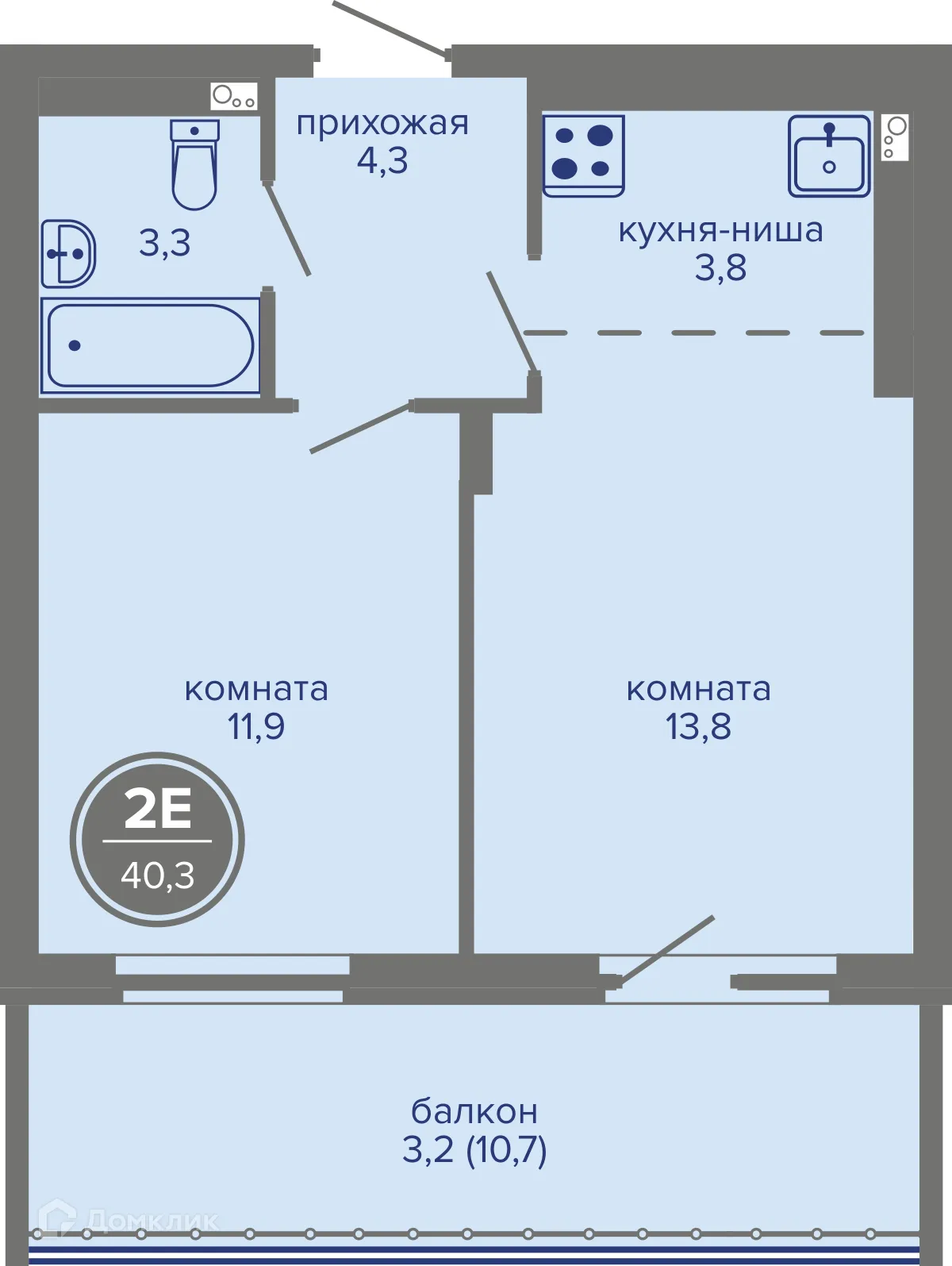 Фото квартиры в ЖК МИР