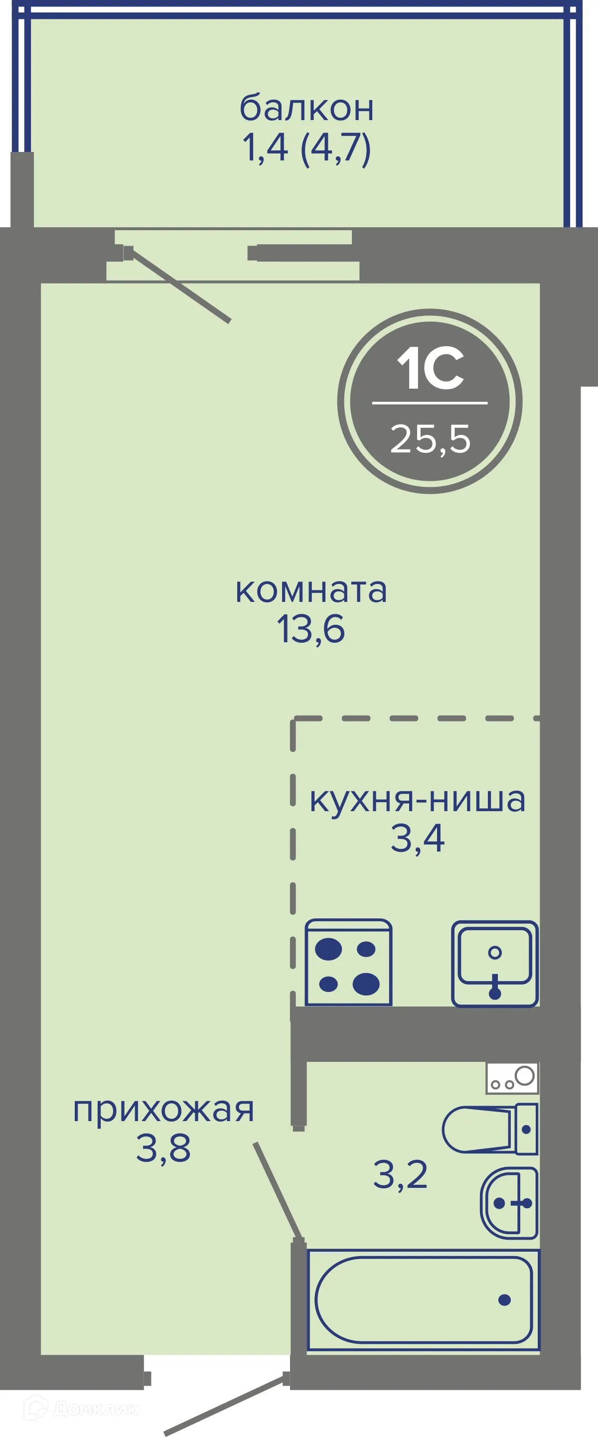 Фото квартиры в ЖК МИР