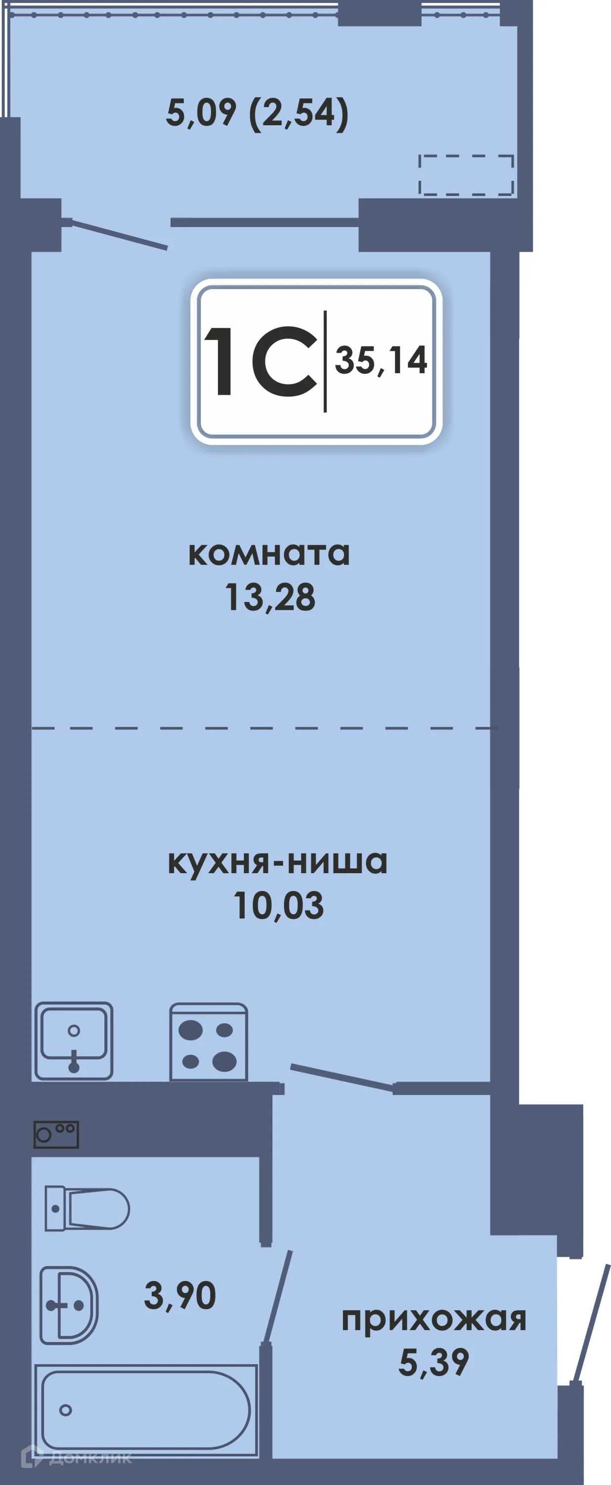 Фото квартиры в ЖК Аксиома