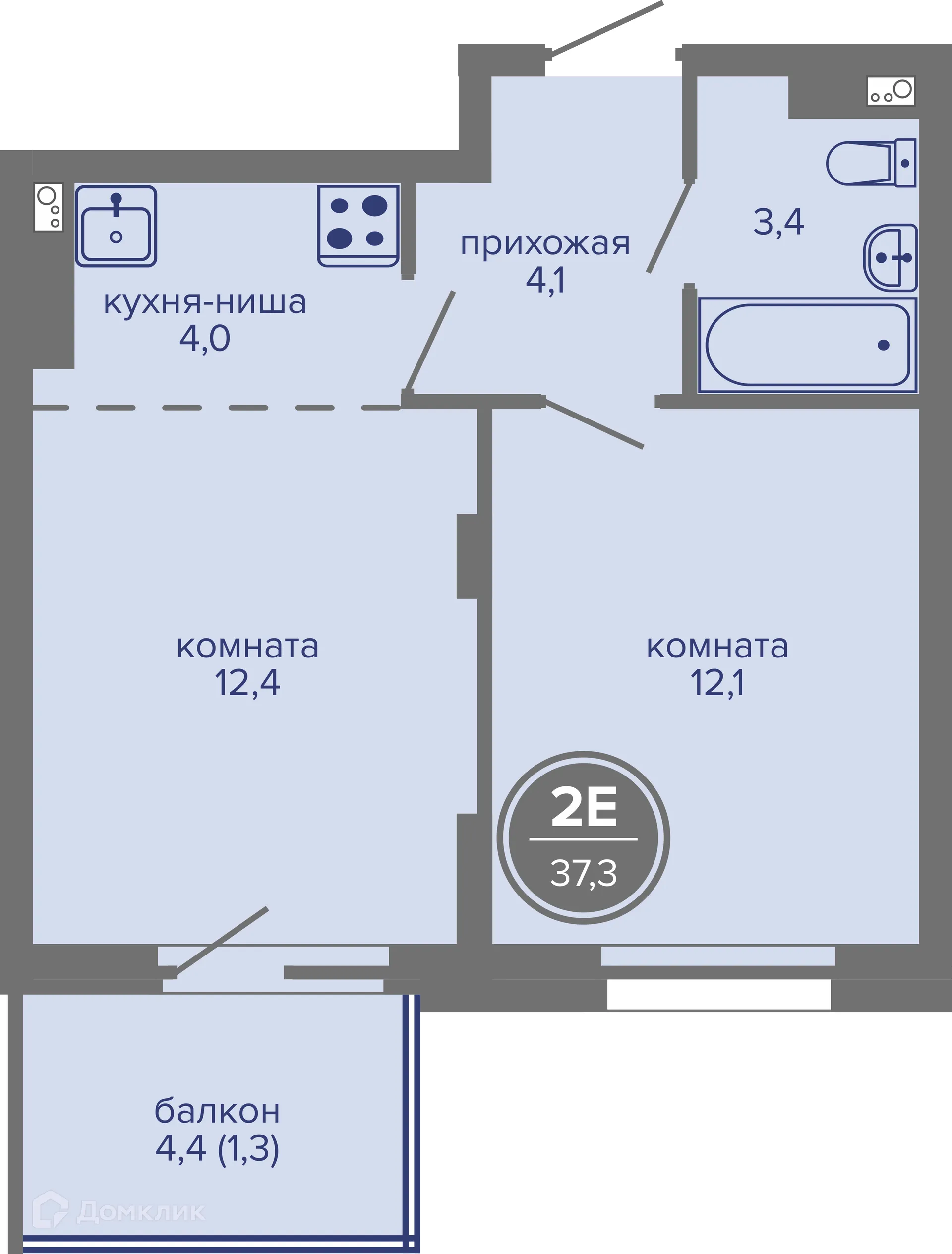 Фото квартиры в ЖК МИР