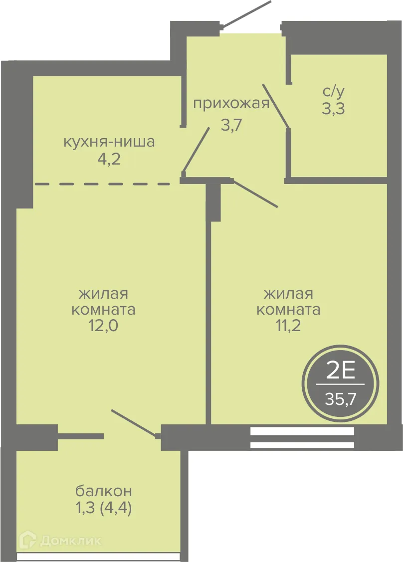Фото квартиры в ЖК МИР