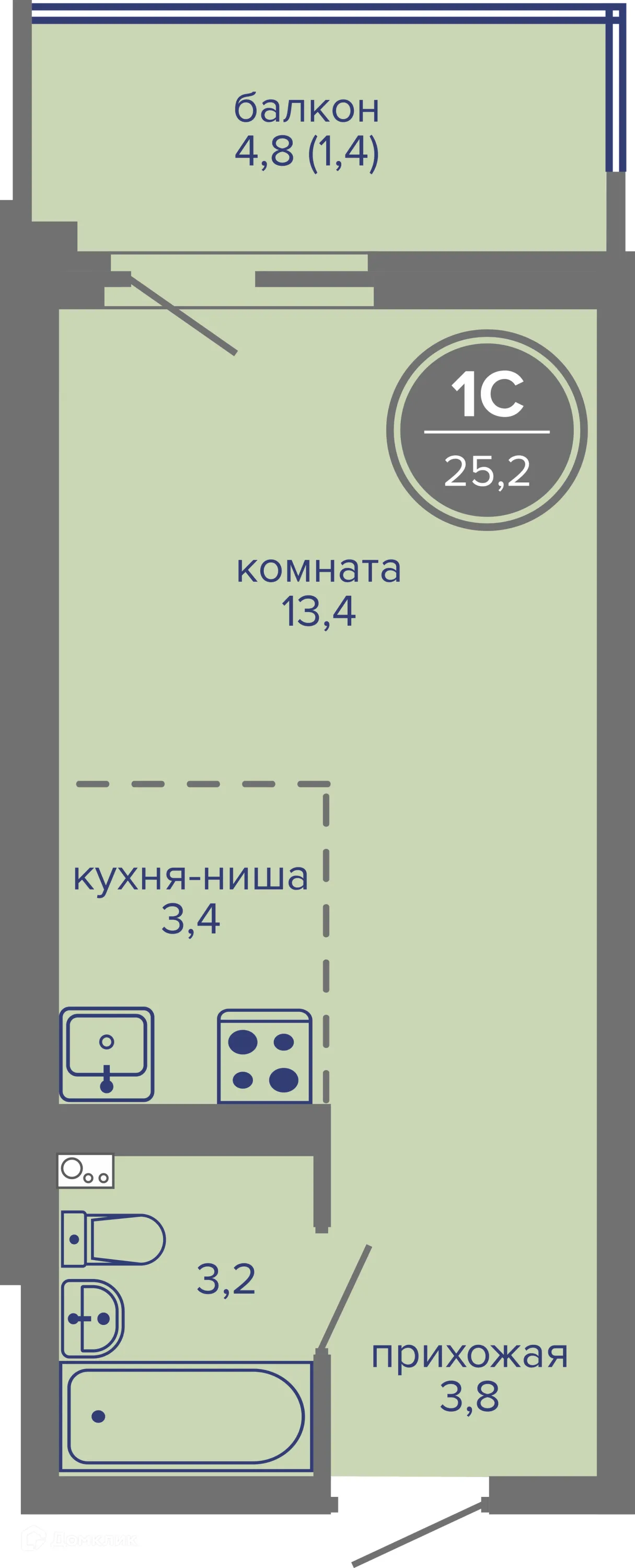 Фото квартиры в ЖК МИР