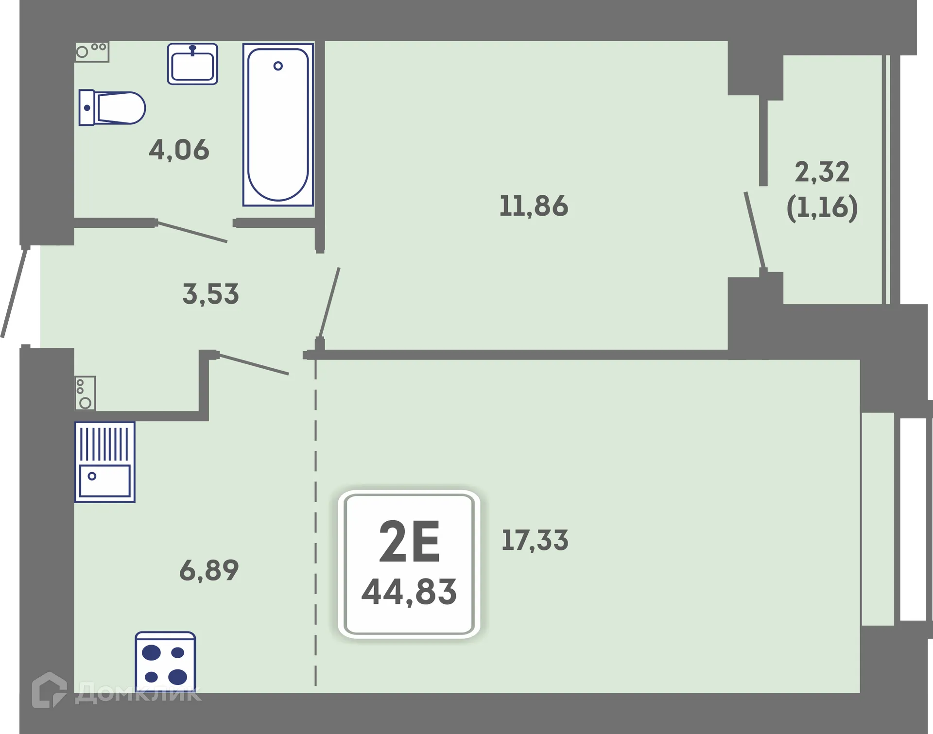 Фото квартиры в ЖК Романтик